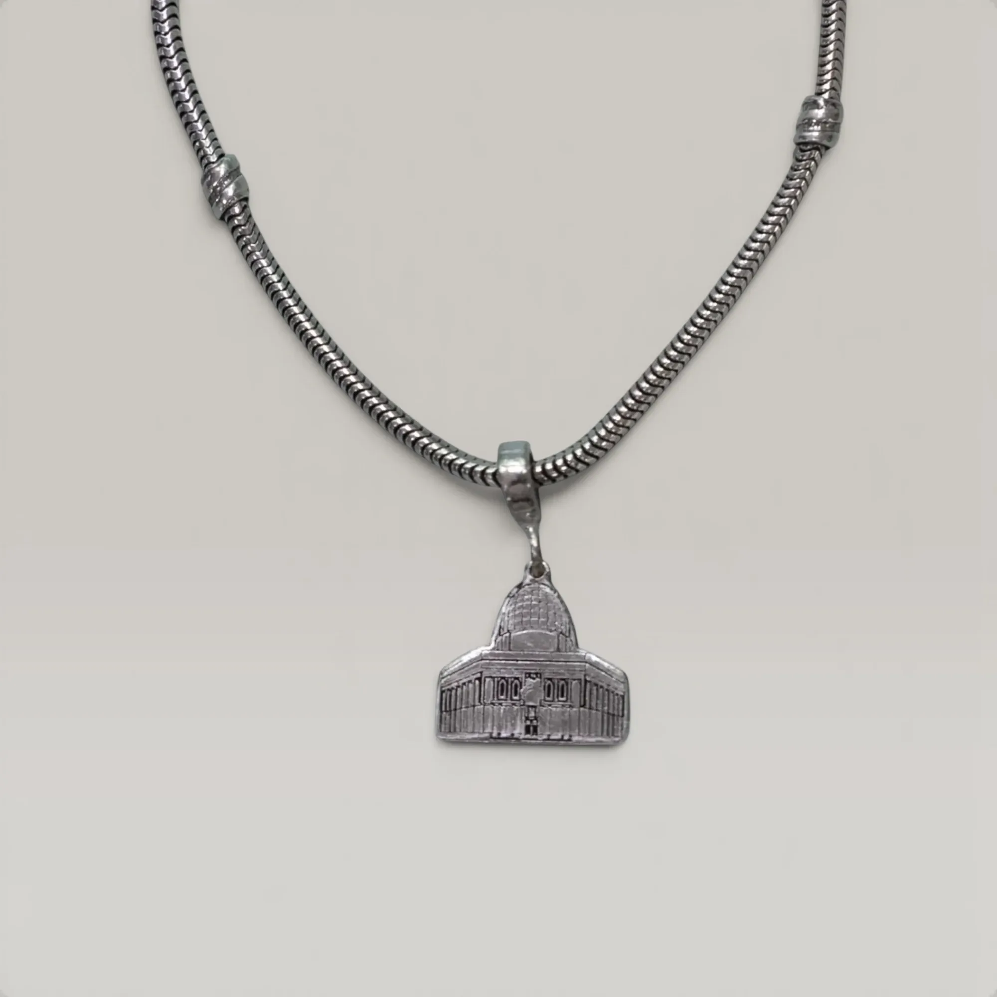 Dome of the Rock Charm Bracelet 925 Sterling Silver Pandora Style