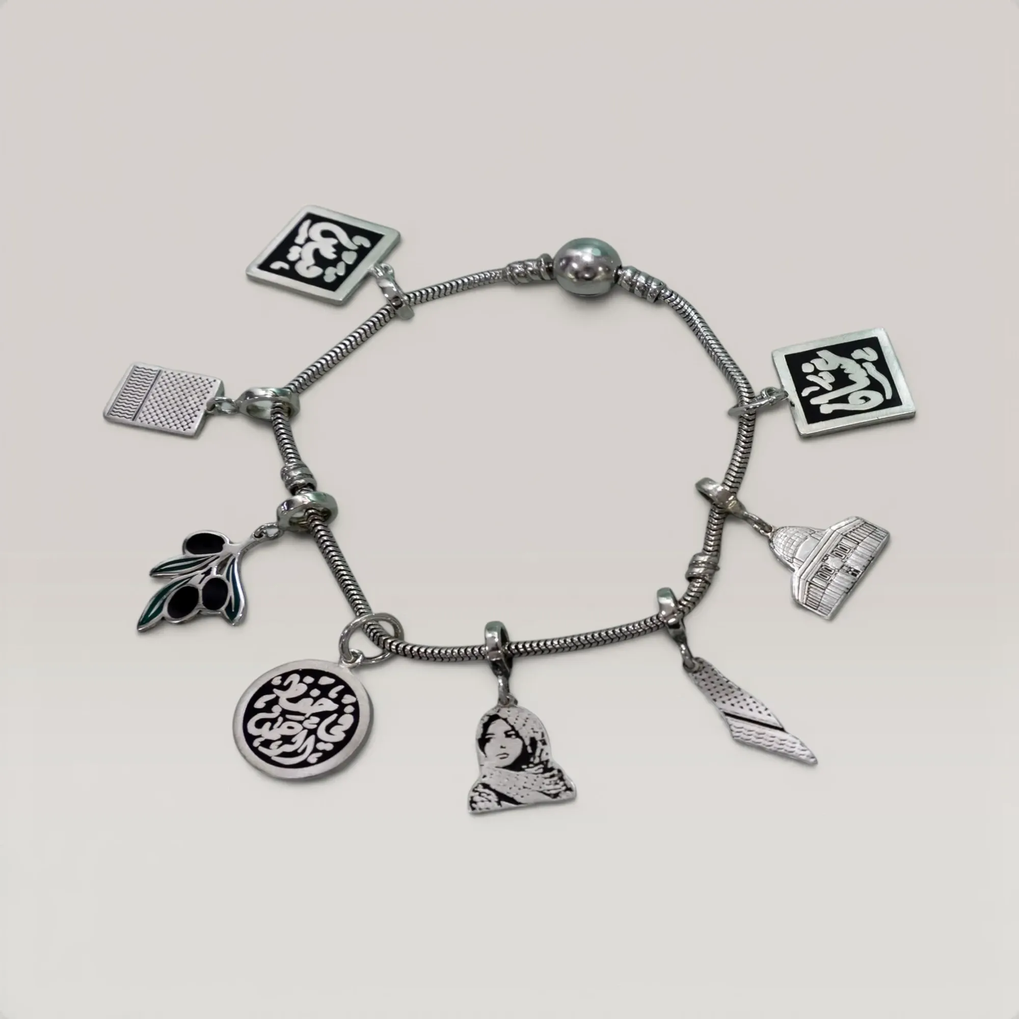 Made to Order Charm Pandora Bracelet 925 Sterling Silver Custom