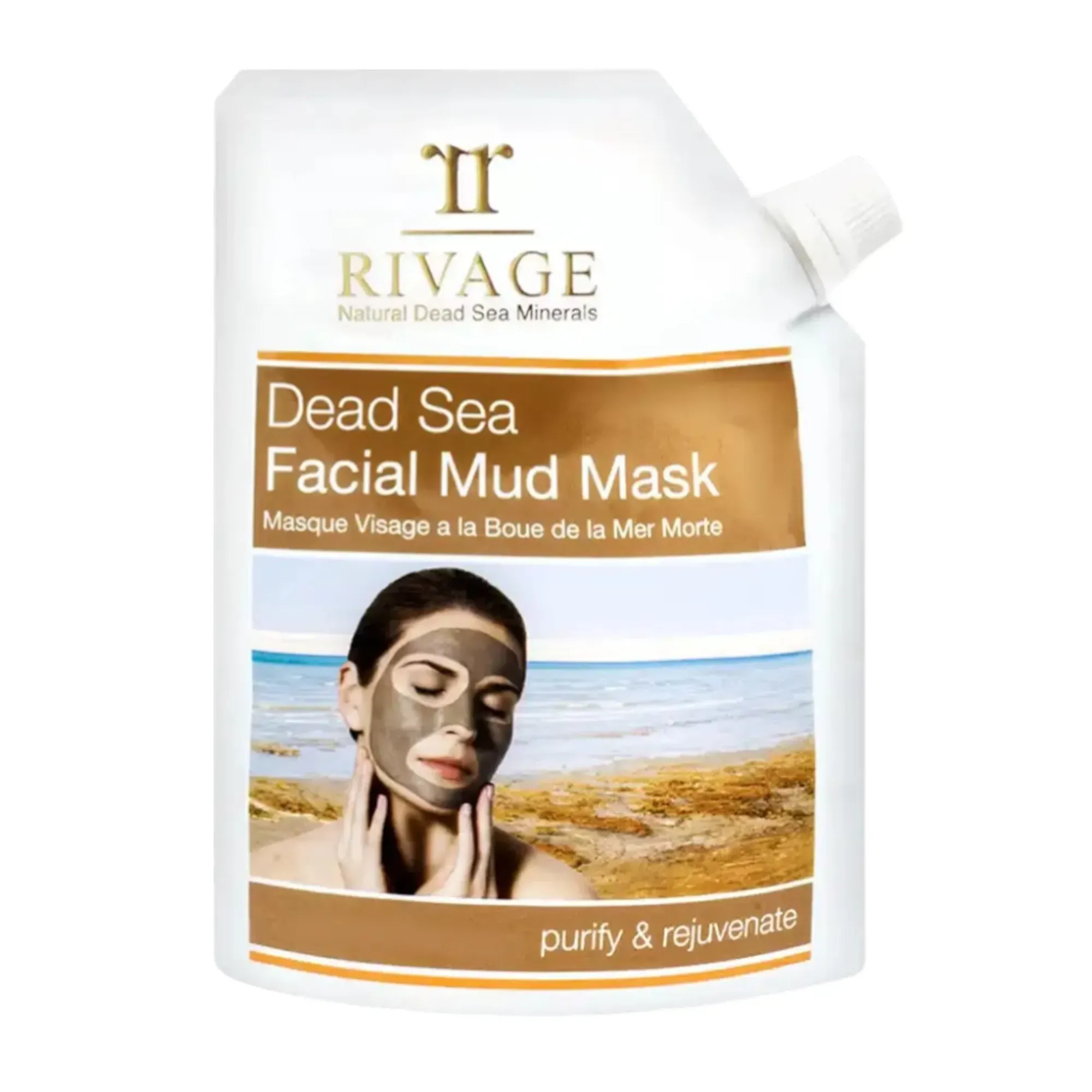 Rivage Dead Sea Facial Mud Mask – Deep Cleansing & Hydrating