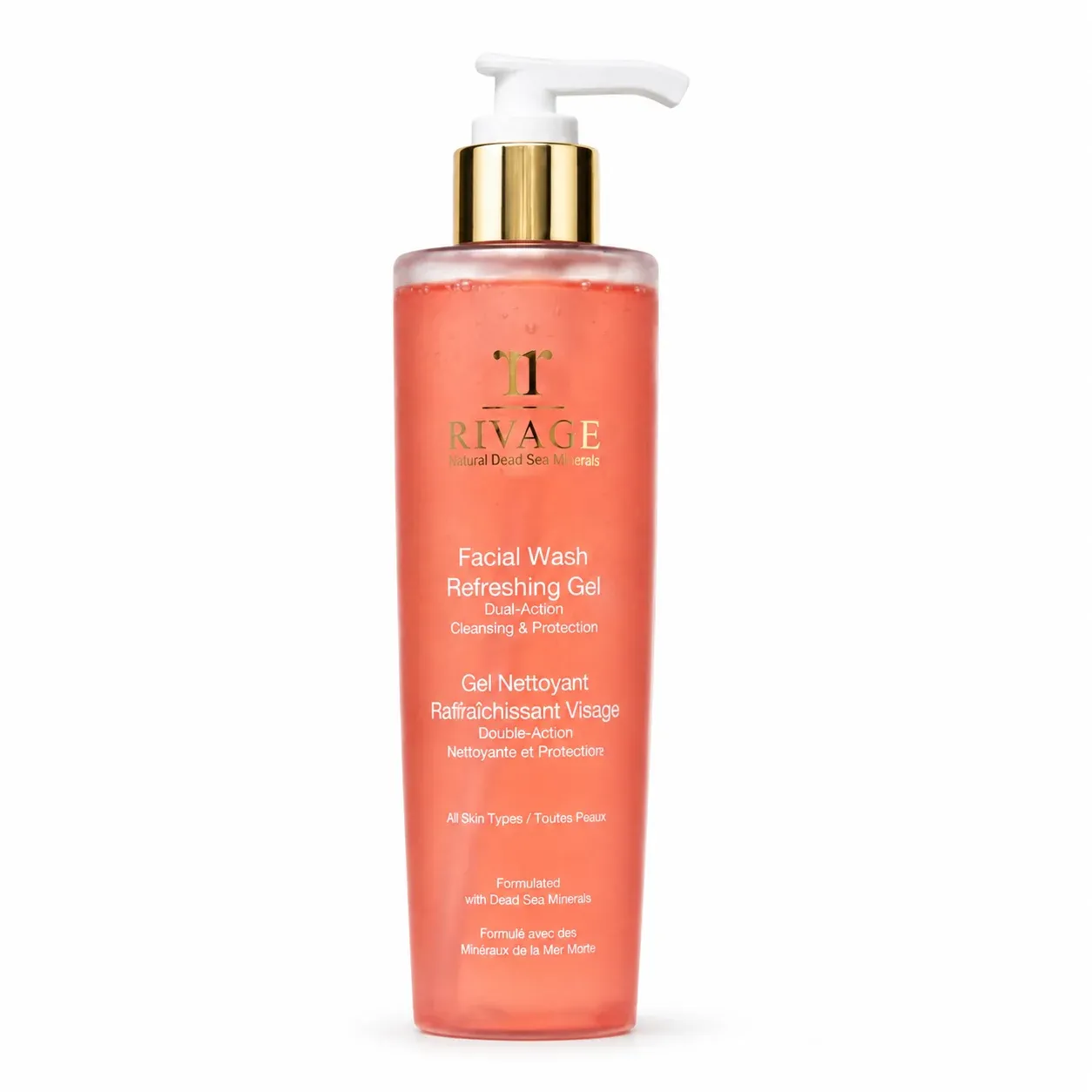 Rivage Dead Sea Refreshing Facial Wash Gel for All Skin Types – 180 ml