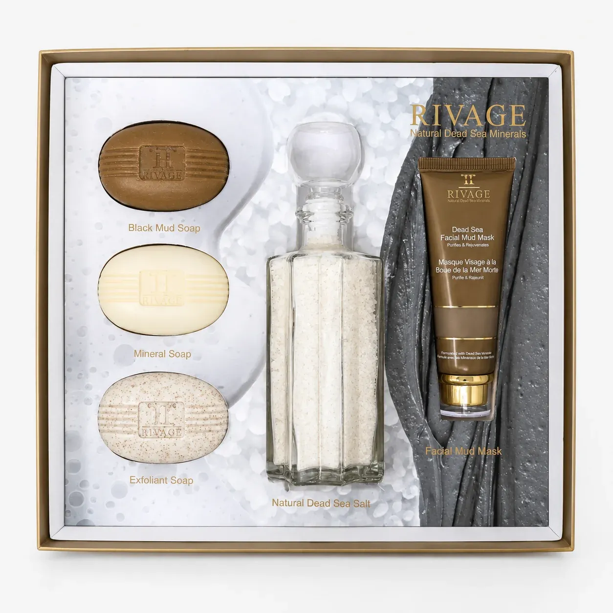 Rivage Salt & Mud Revitalizing Gift Set for All Skin Types