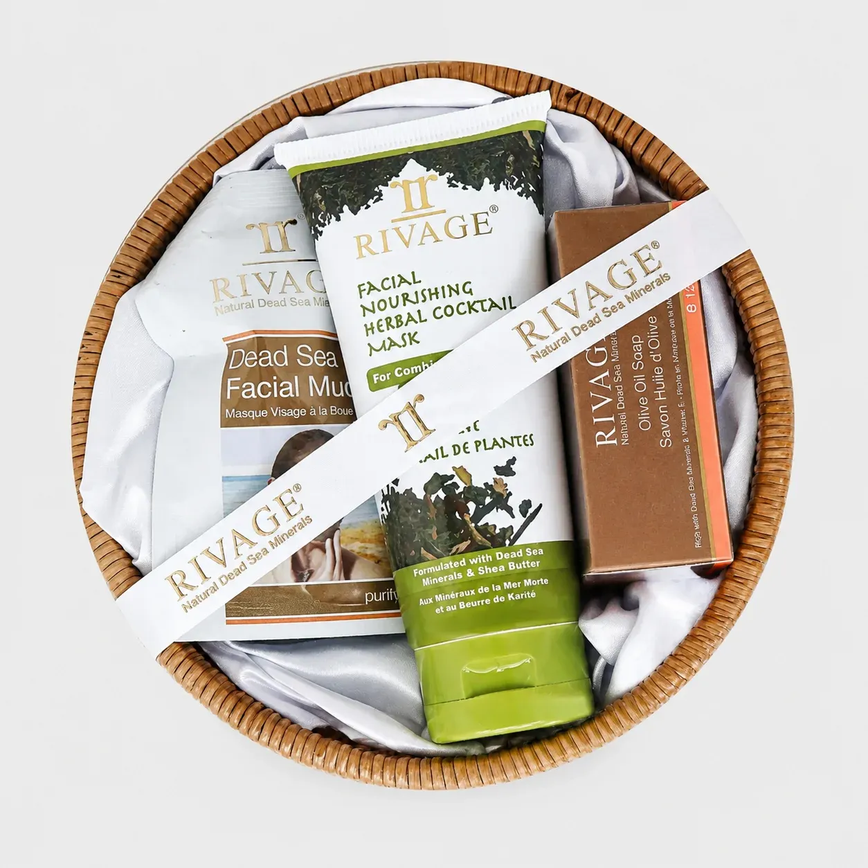 Dead Sea Radiant Facial Care Set with Herbal & Mud Masks (200ml-120g) 