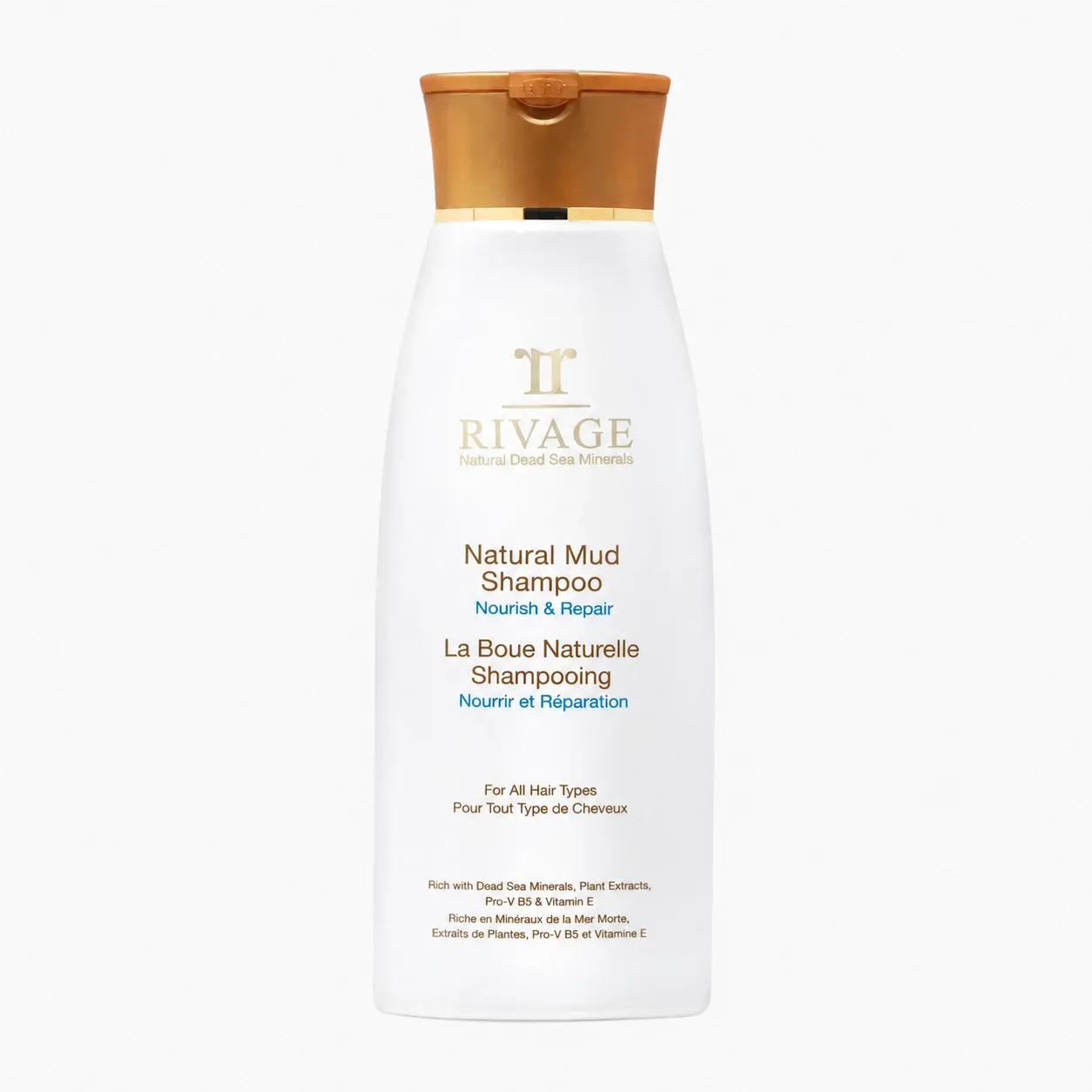 Natural Dead Sea Mud Shampoo with Olive & Green Tea – All Hair Types 250 ml