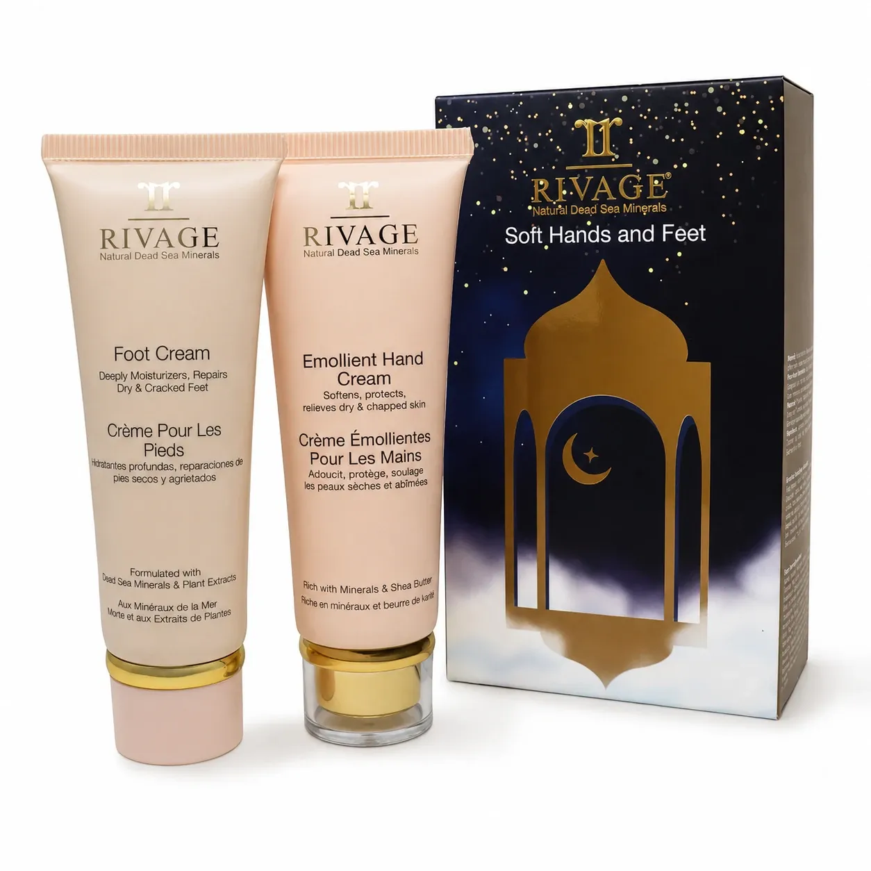 Rivage Rivage Soft Hand & Feet Set – Hand Cream 100ml & Foot Cream 100 ml