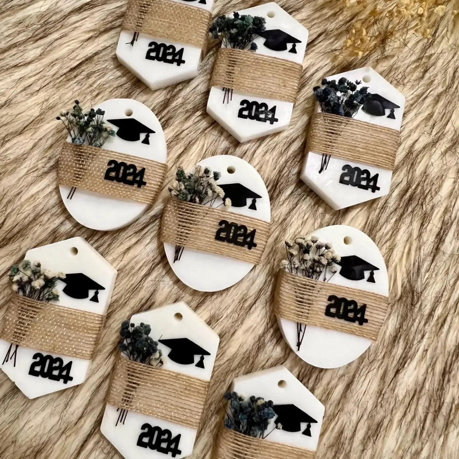 Handmade Graduation Soap Favors with Custom Colors