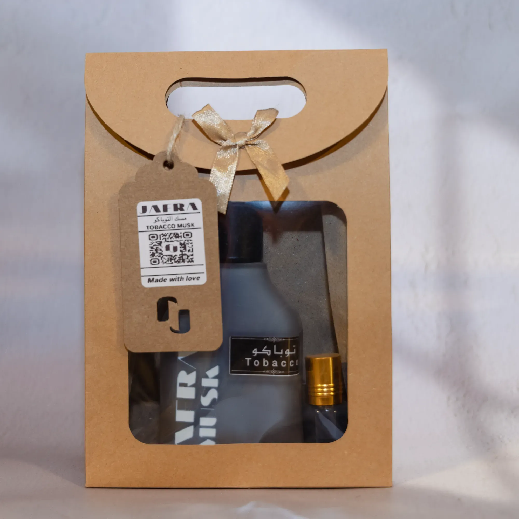 Tobacco Musk Gift Set – Hair & Body Musk Bundle (75ml Spray + 6ml Oil)