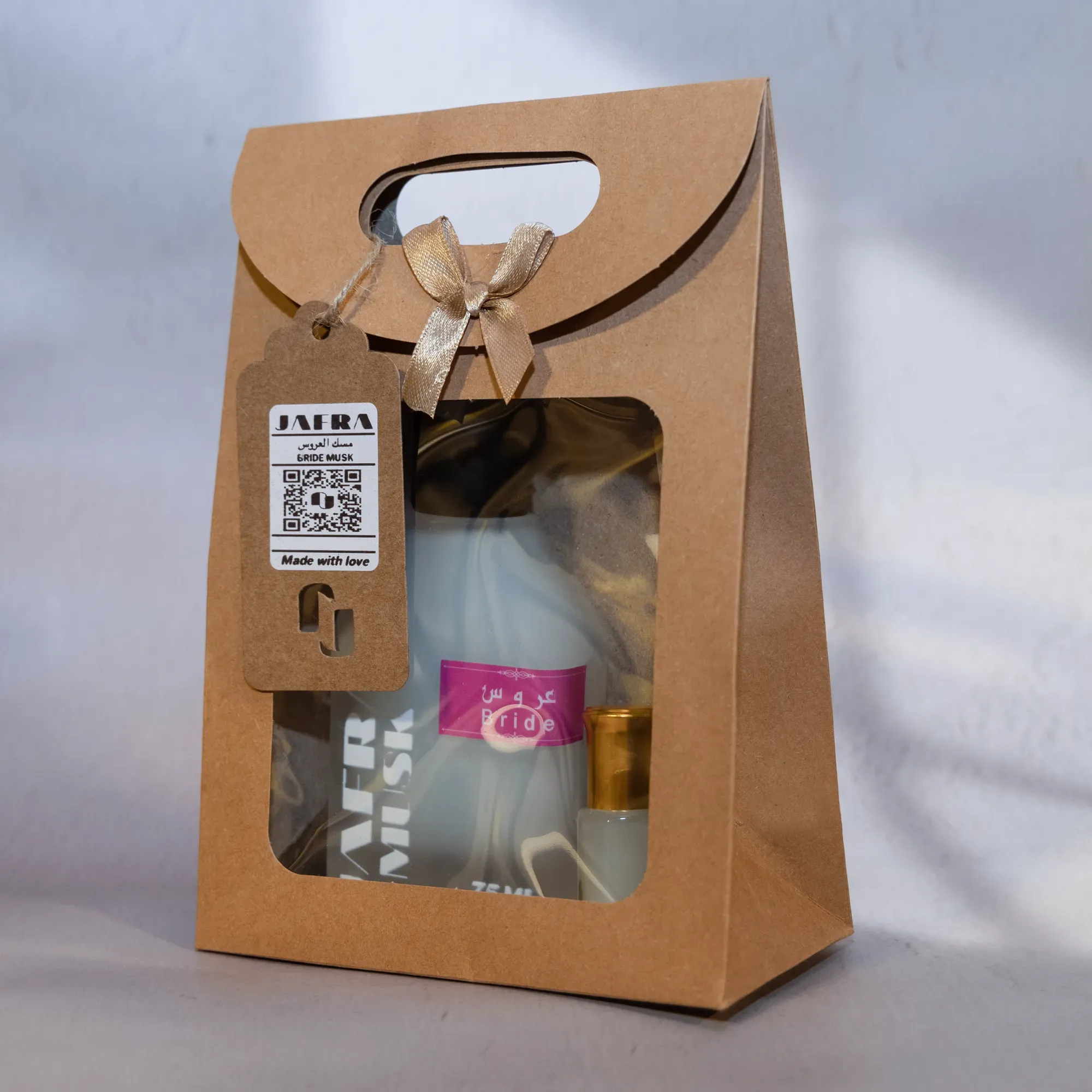 Bride Musk Gift Set – Soft Powdery Musk for Hair & Body (Spray + Oil)