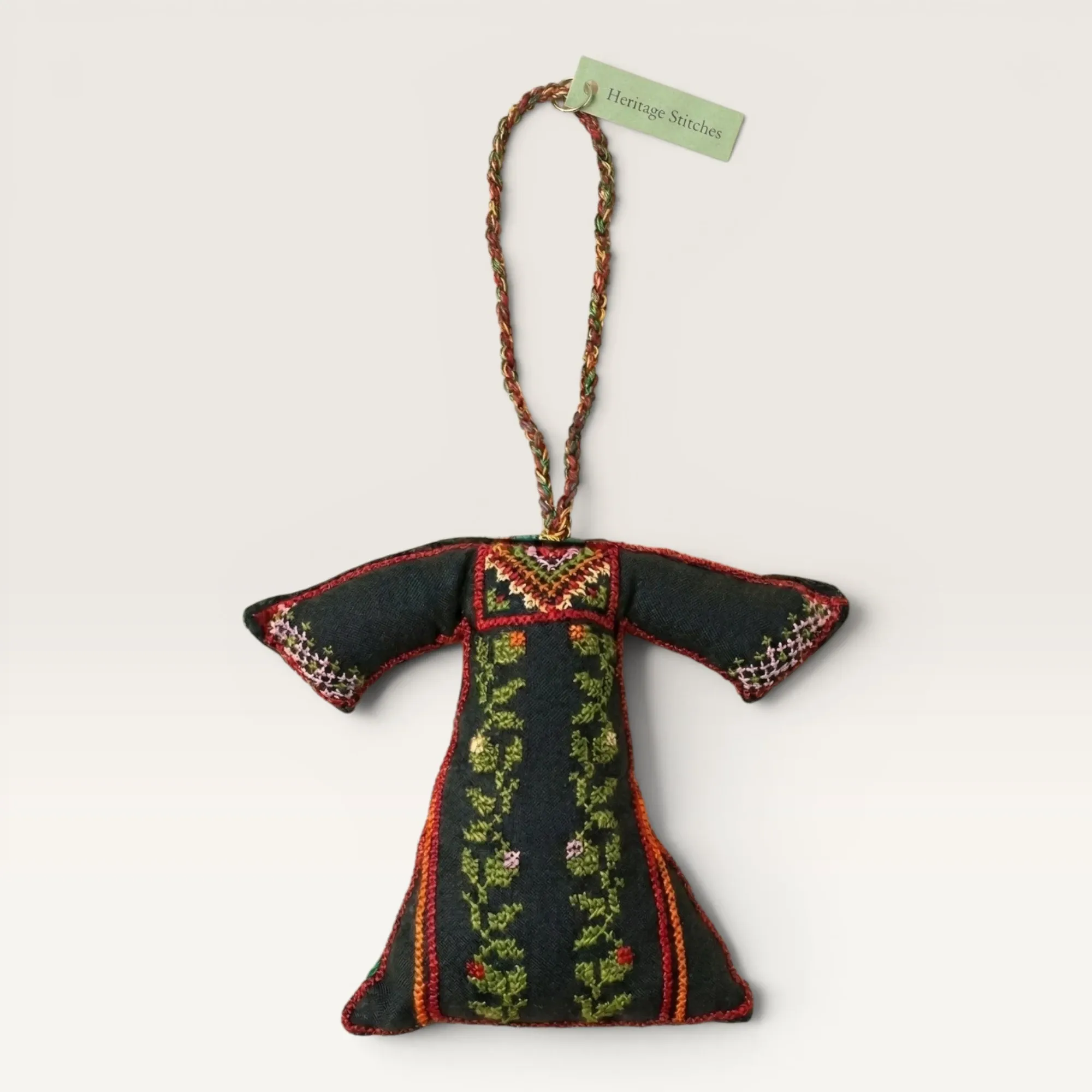 Thoub Hand-Embroidered Charm Accessory by Boqaa Heritage Design