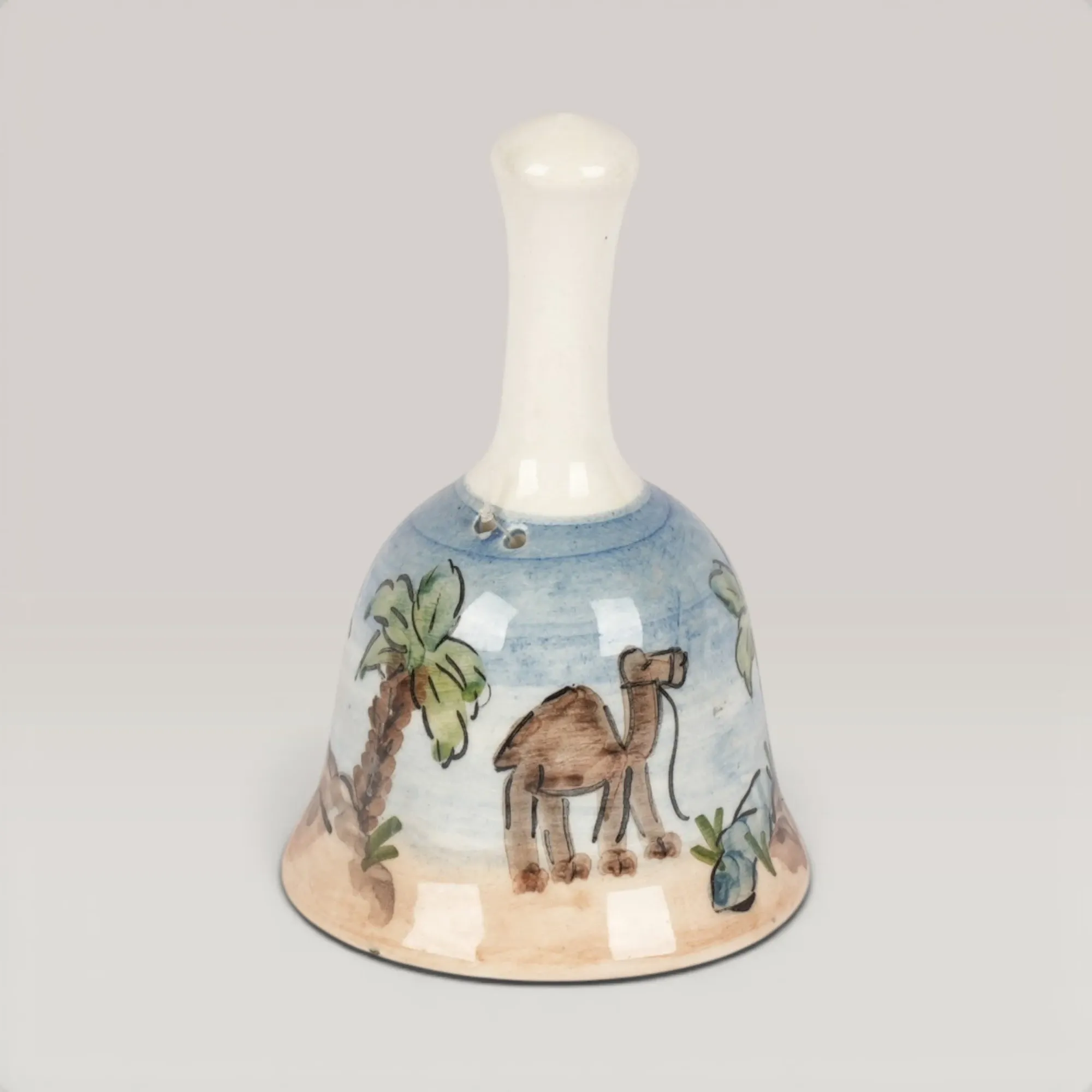 Handmade Ceramic Bell with Custom Size Options for Home Decor