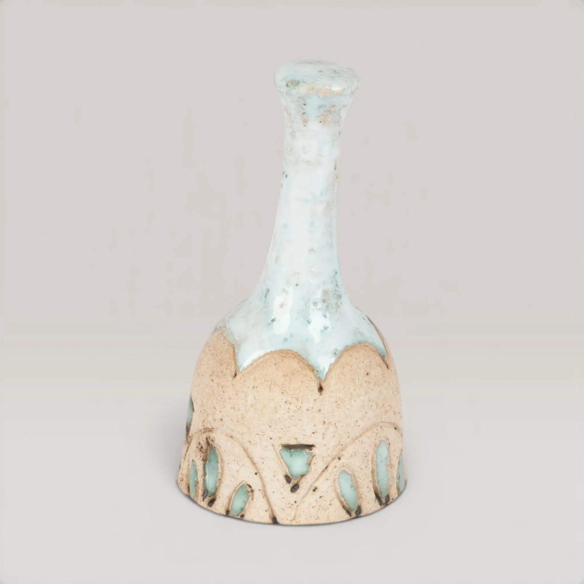 Handmade Ceramic Antique Bell with Custom Size Options for Home Decor