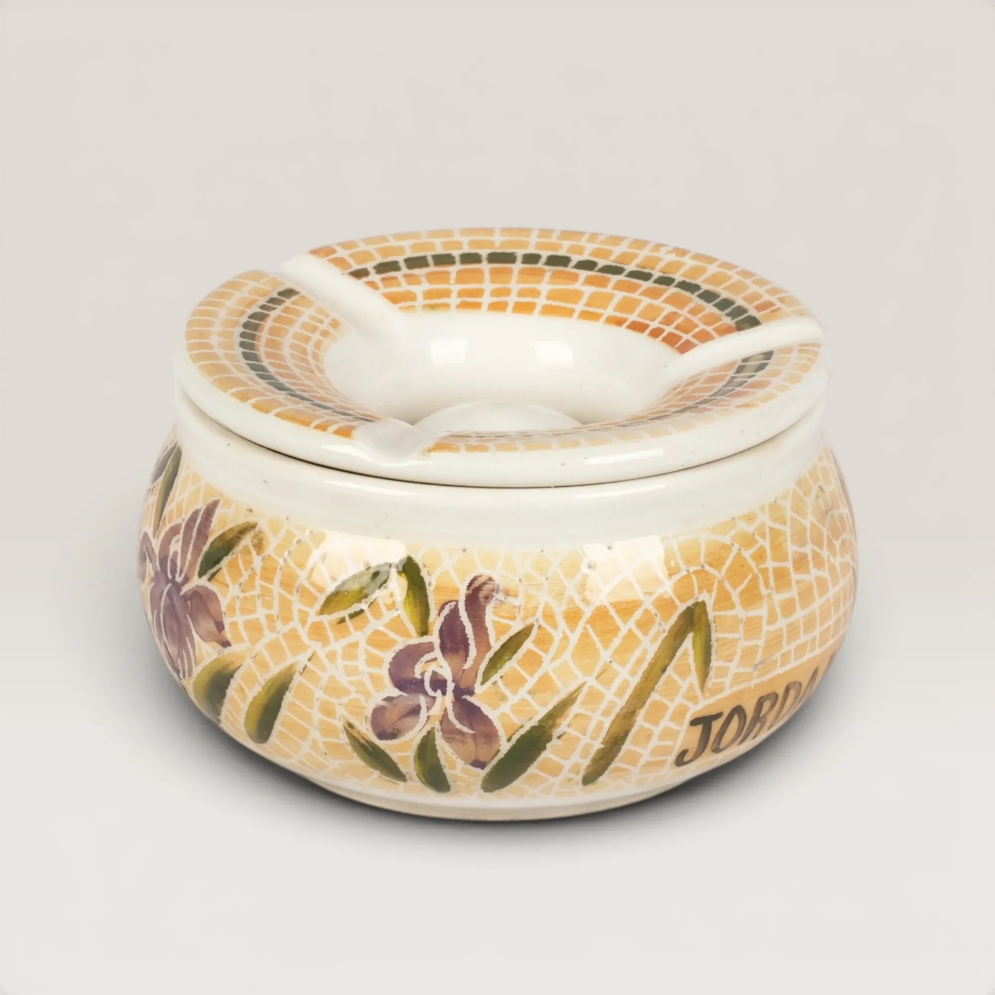 Handmade Ceramic Moroccan Pottery Ashtray with Custom Size Options