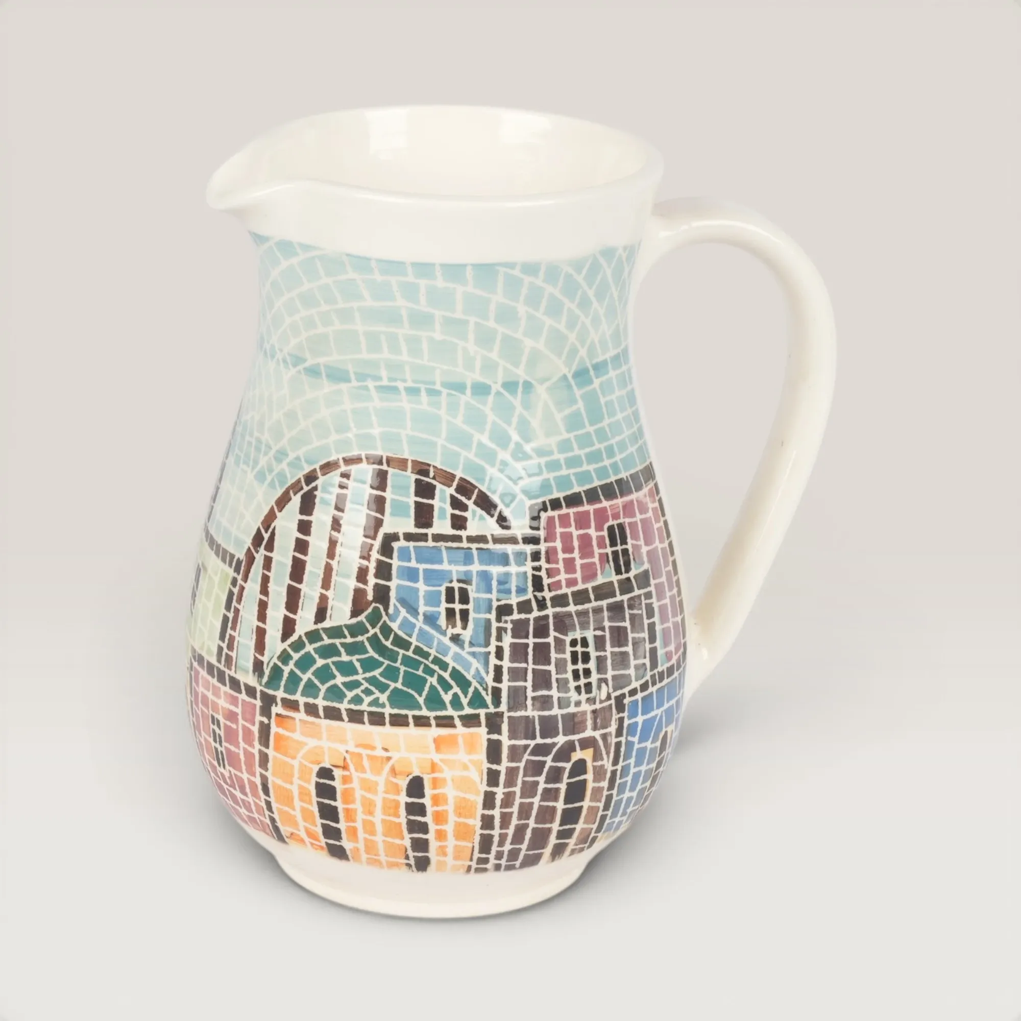 Handmade Ceramic Water Jar for Table and Home Decor for Table Decor