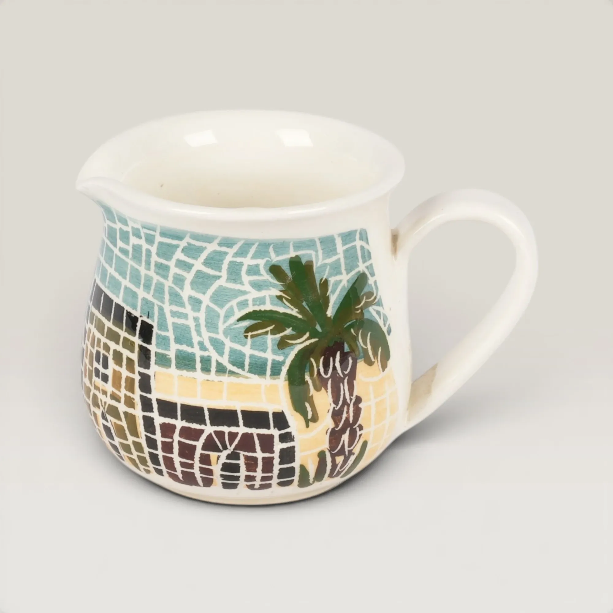 Handmade Ceramic Milk Jug with Custom Size Options for Table Decor