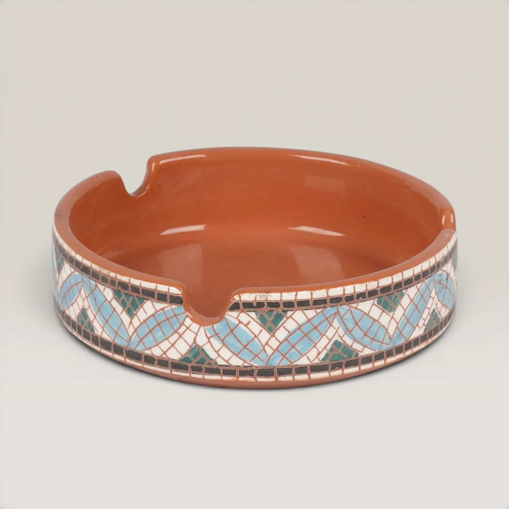 Handmade Ceramic Cigar Ashtray with Custom Size Options
