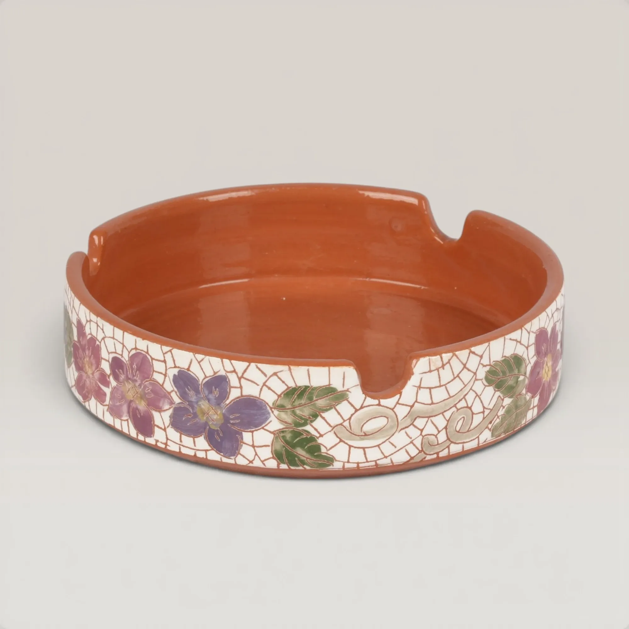 Handmade Ceramic Cigar Ashtray for Table and Home Decor
