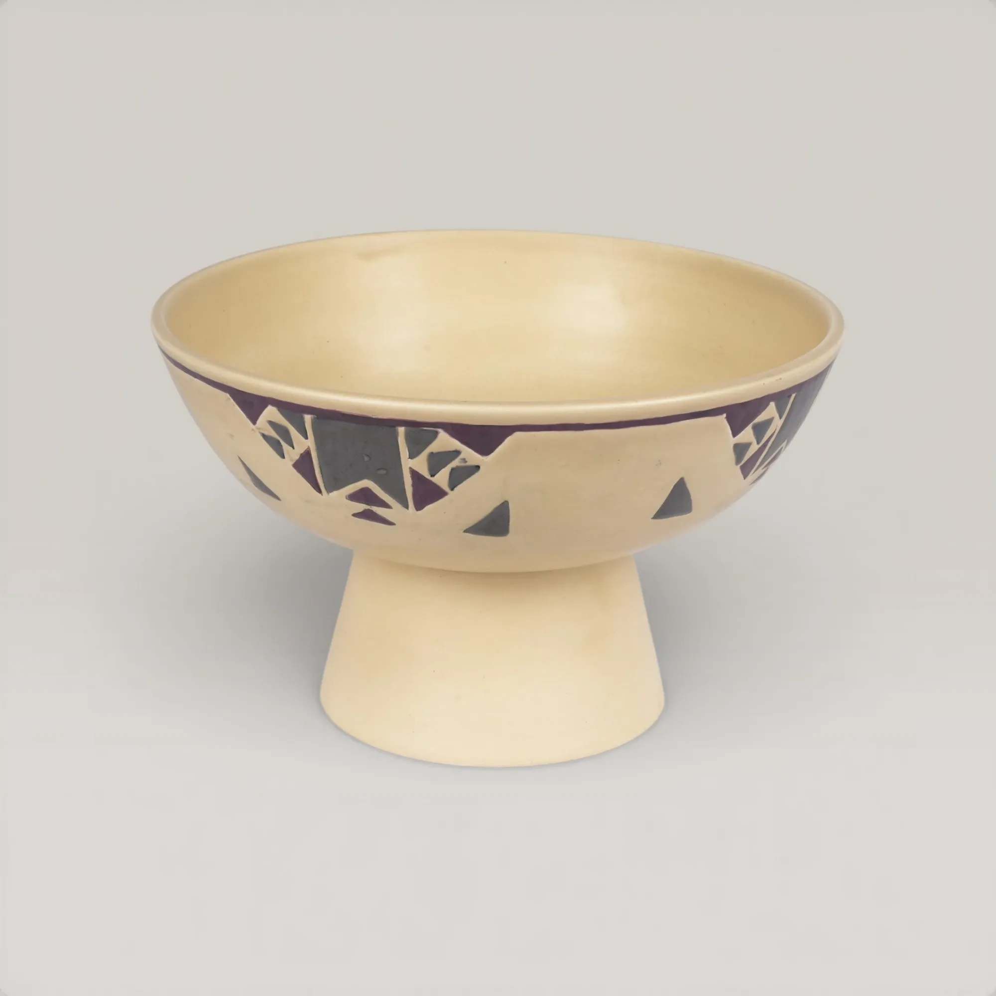 Handmade Ceramic Deep Serving Bowl for Table and Home Decor