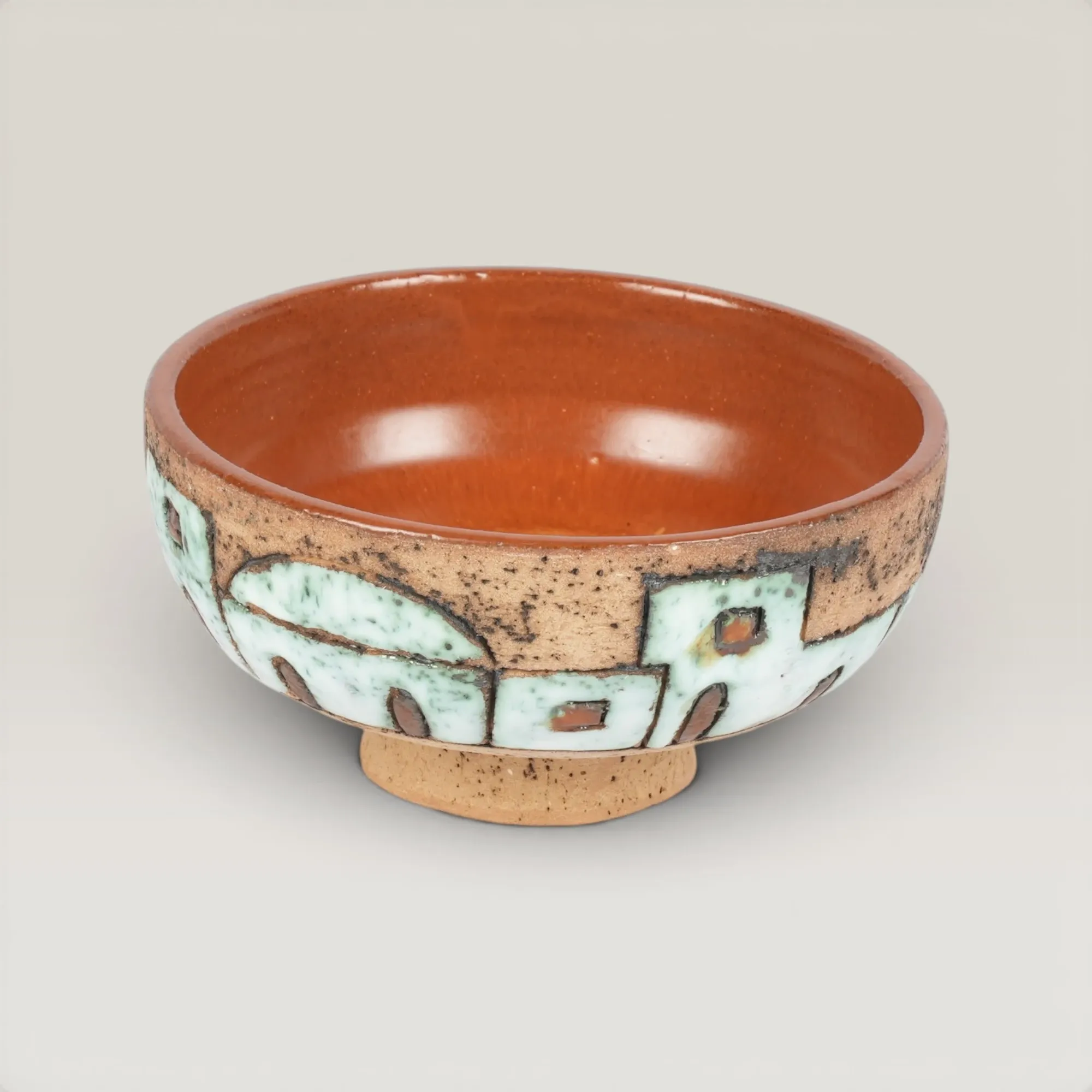 Handmade Ceramic Deep Bowl with Custom Size Options for Table Decor