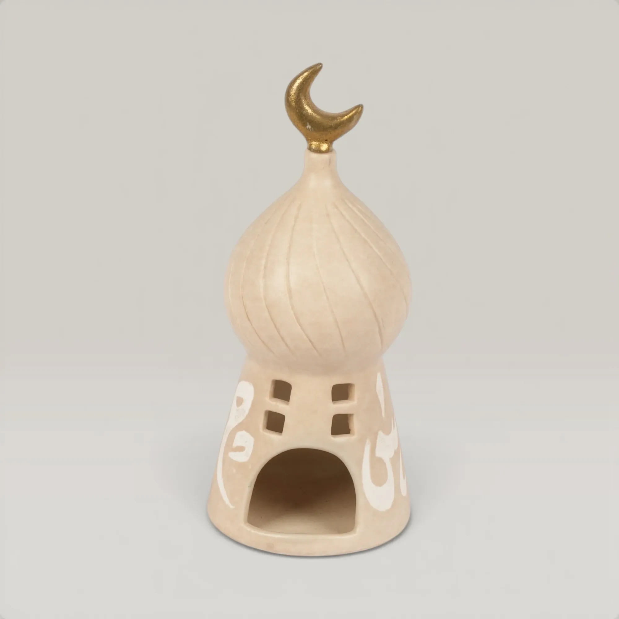 Handmade Ceramic Candle Holder for Table and Home Decor
