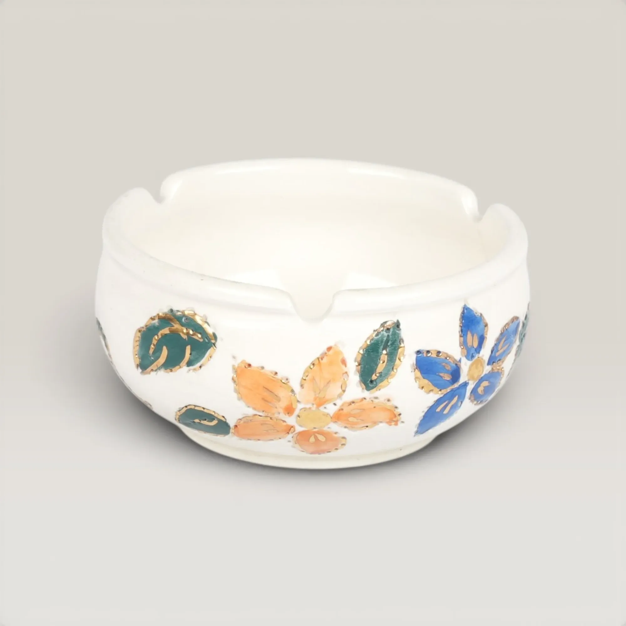 Handmade Ceramic Ashtray with Custom Size Options for Table Decor