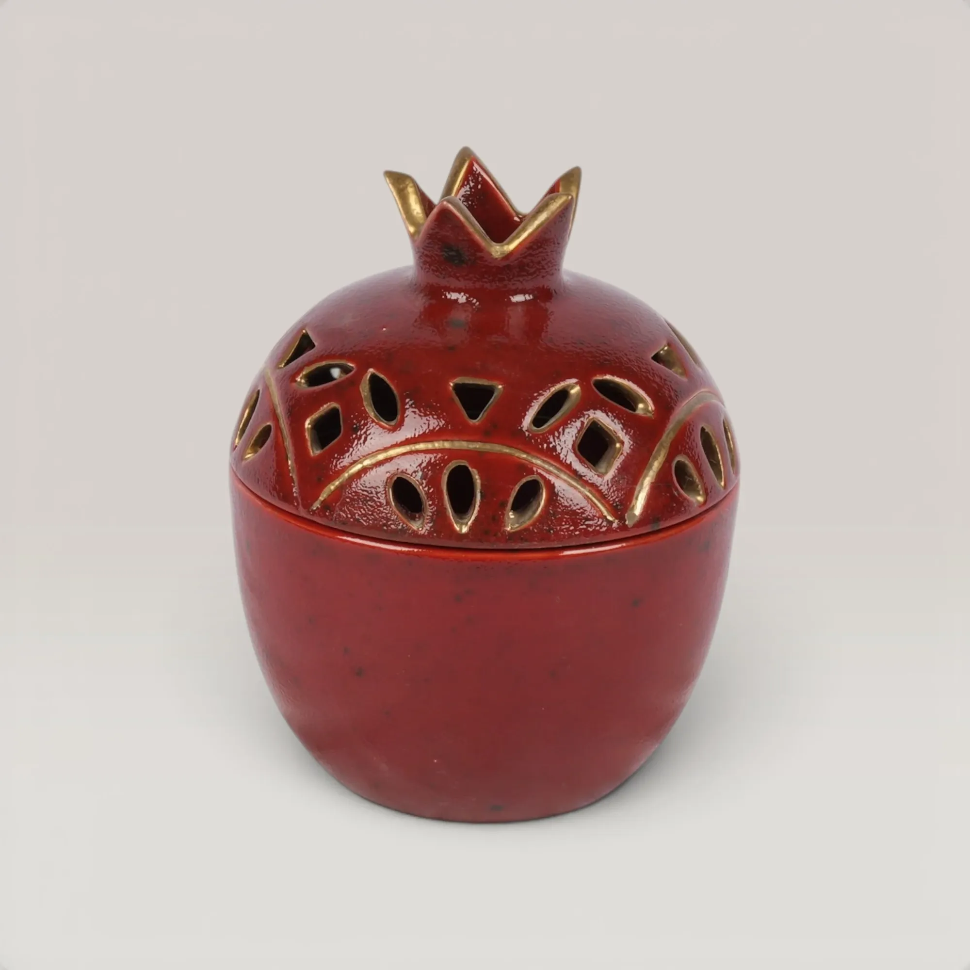 Handmade Ceramic Candle Holder with Custom Size Options