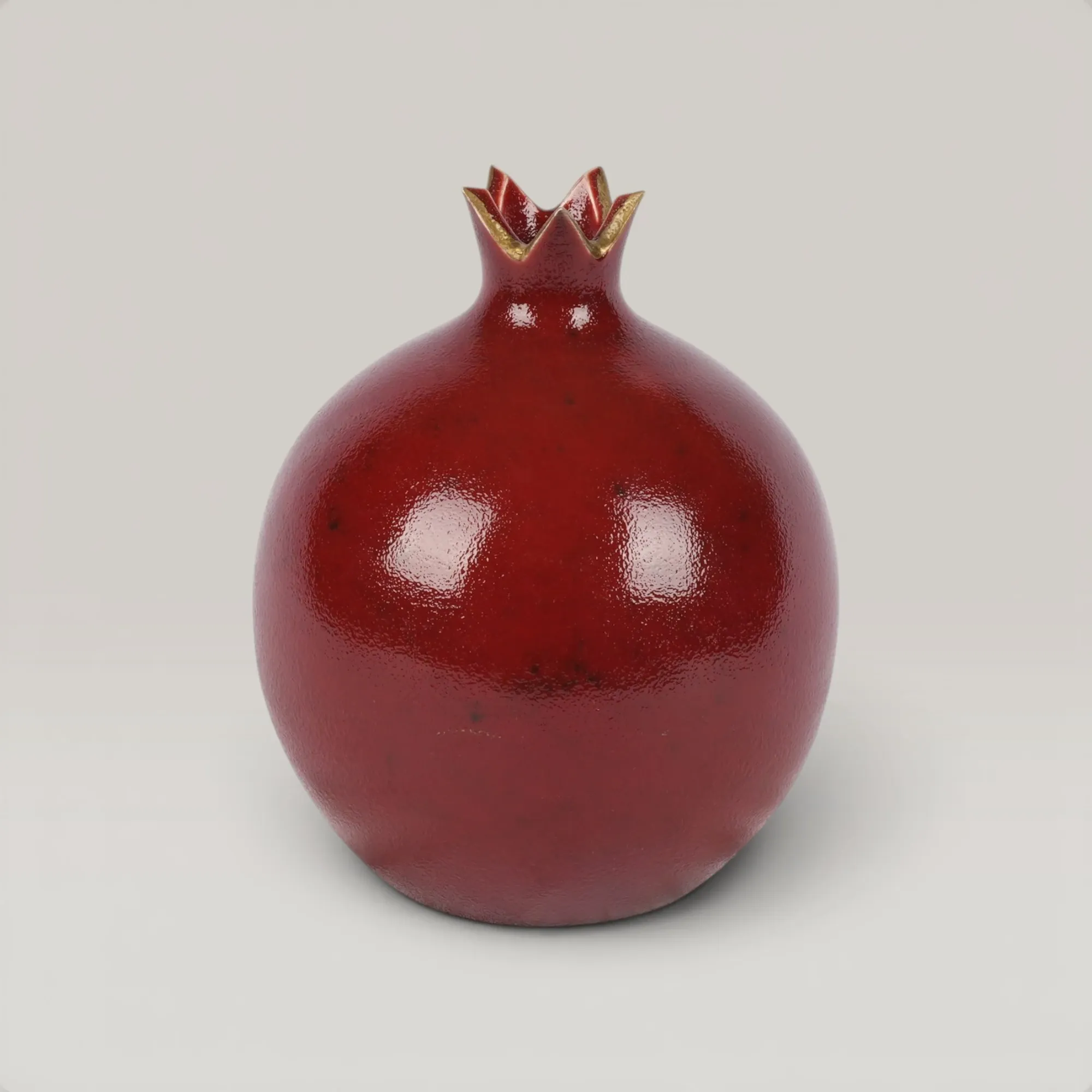 Handmade Ceramic Pomegranate Vase for Table and Home Decor