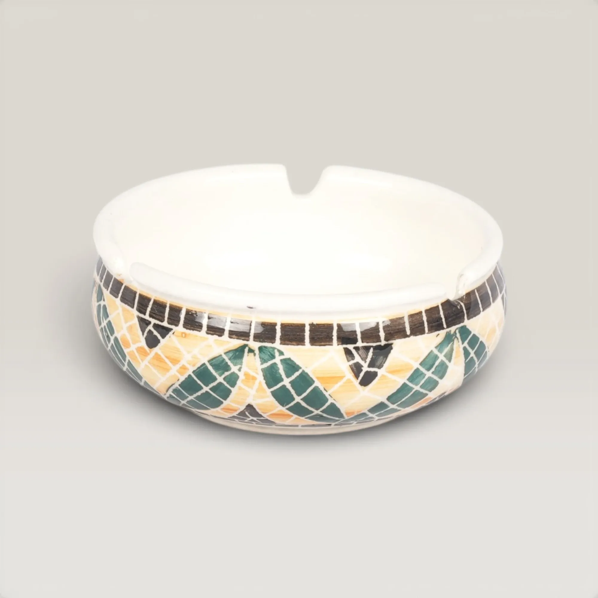 Handmade Ceramic Ashtray with Custom Size Options for Table Decor