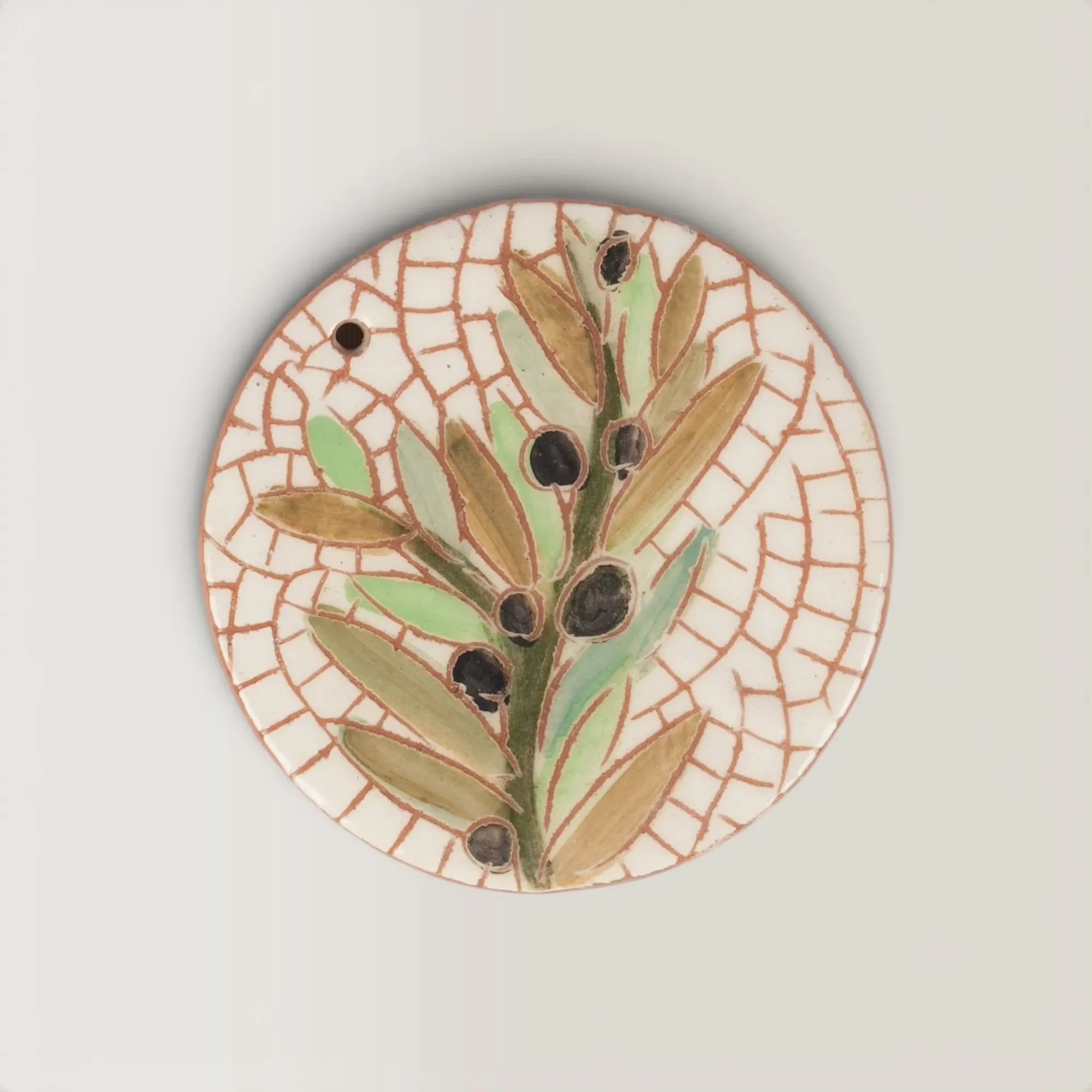 Handmade Ceramic Magnetic Decorative Pendant for Table and Home Decor