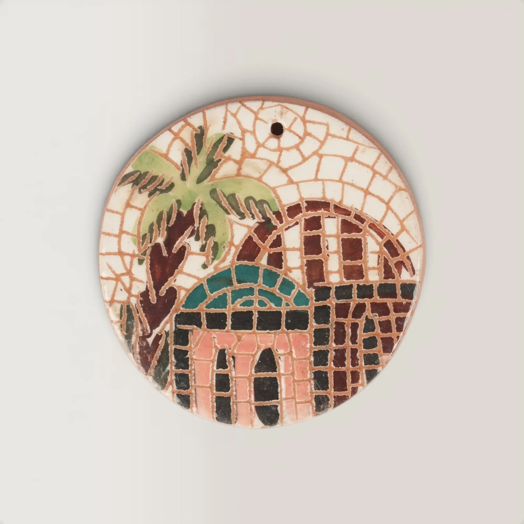 Handmade Ceramic Magnetic Decorative Pendant for Table and Home Decor