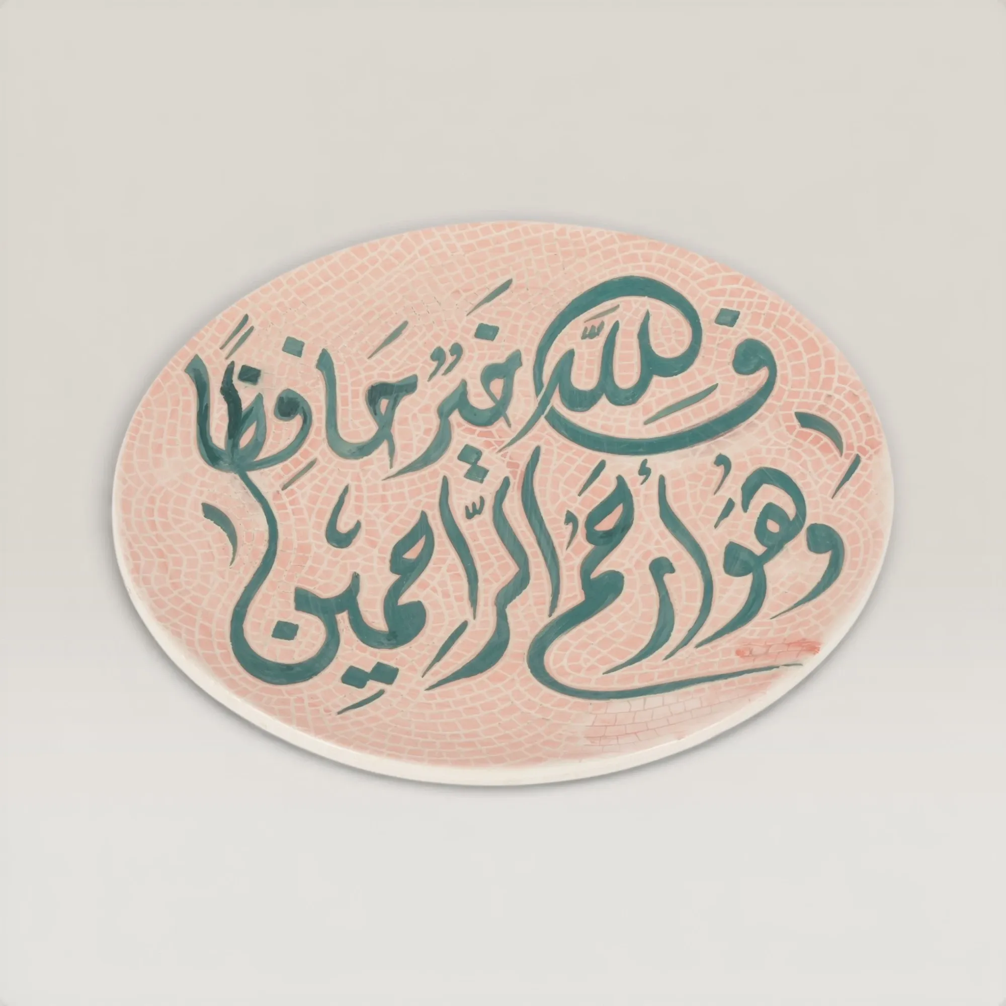 Handmade Ceramic Hanging Plate for Table and Home Decor