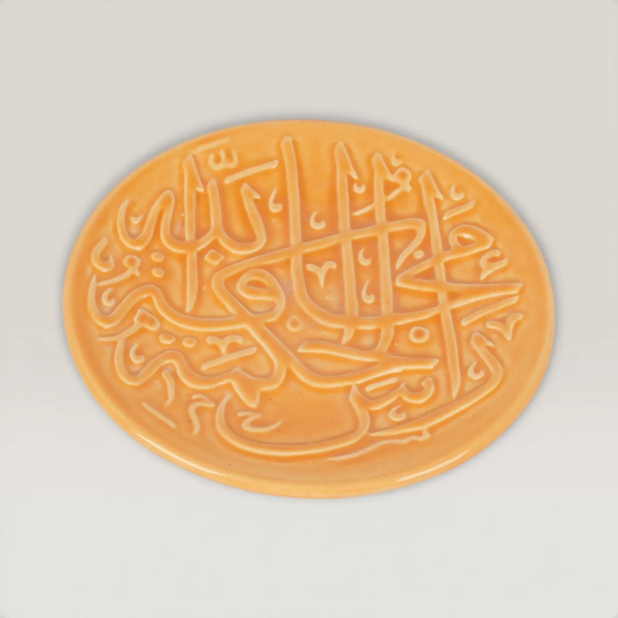 Handmade Ceramic Hanging Plate with Custom Size Options