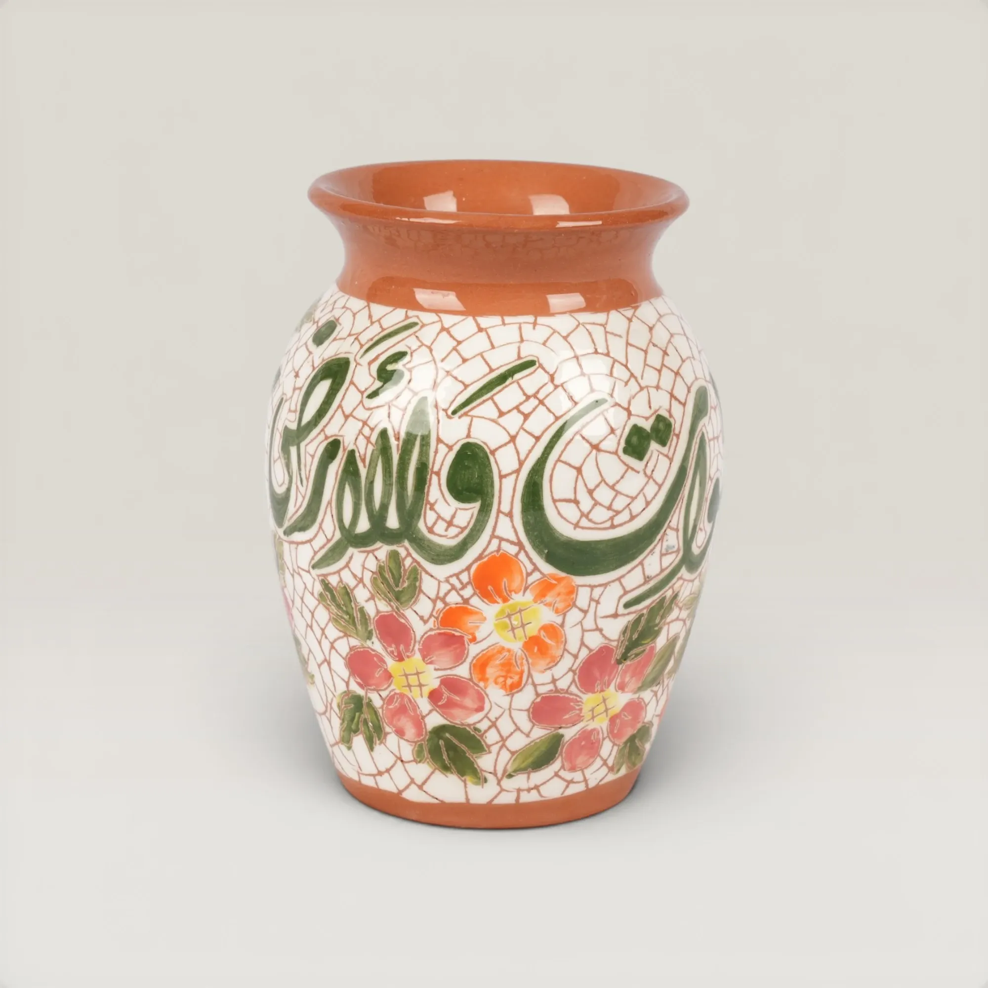 Handmade Ceramic Vase with Custom Size Options for Home Decor