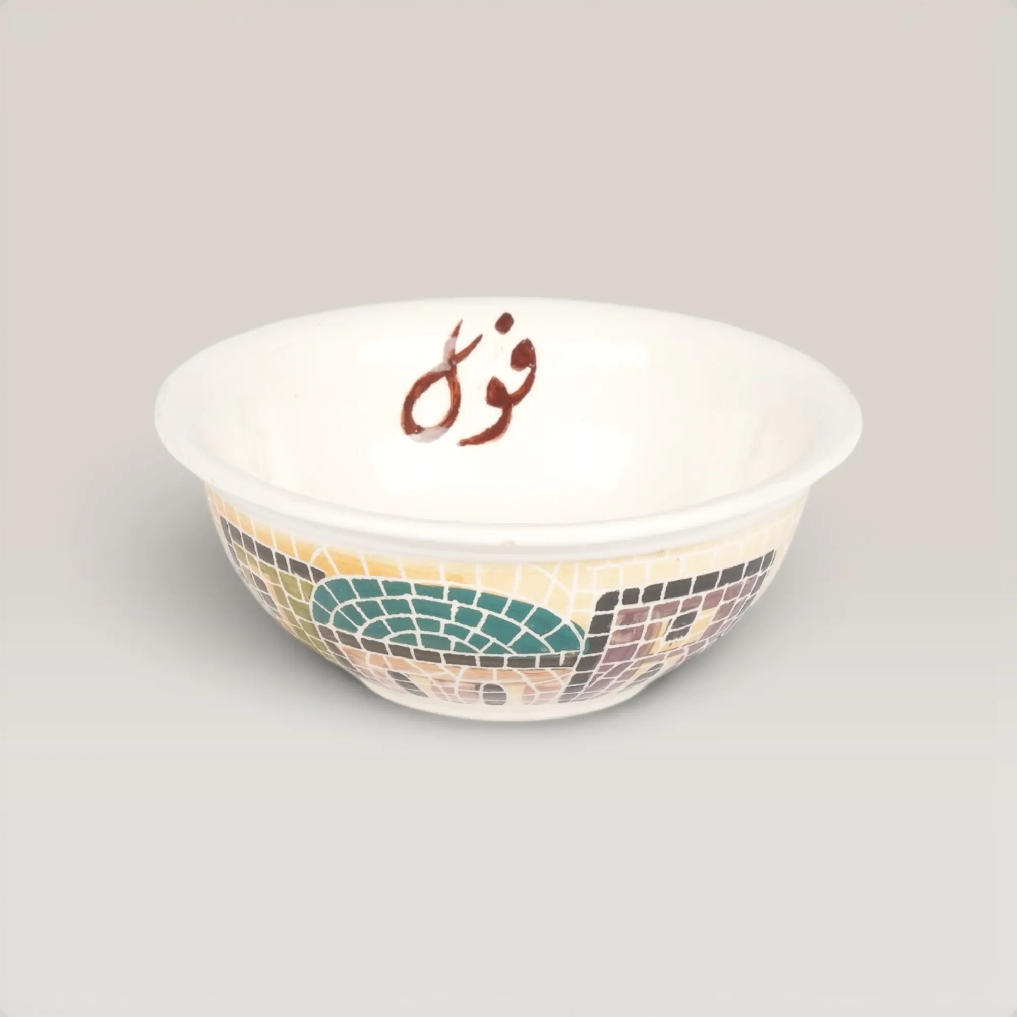Handmade Ceramic Custom Writing Bowl for Table and Home Decor