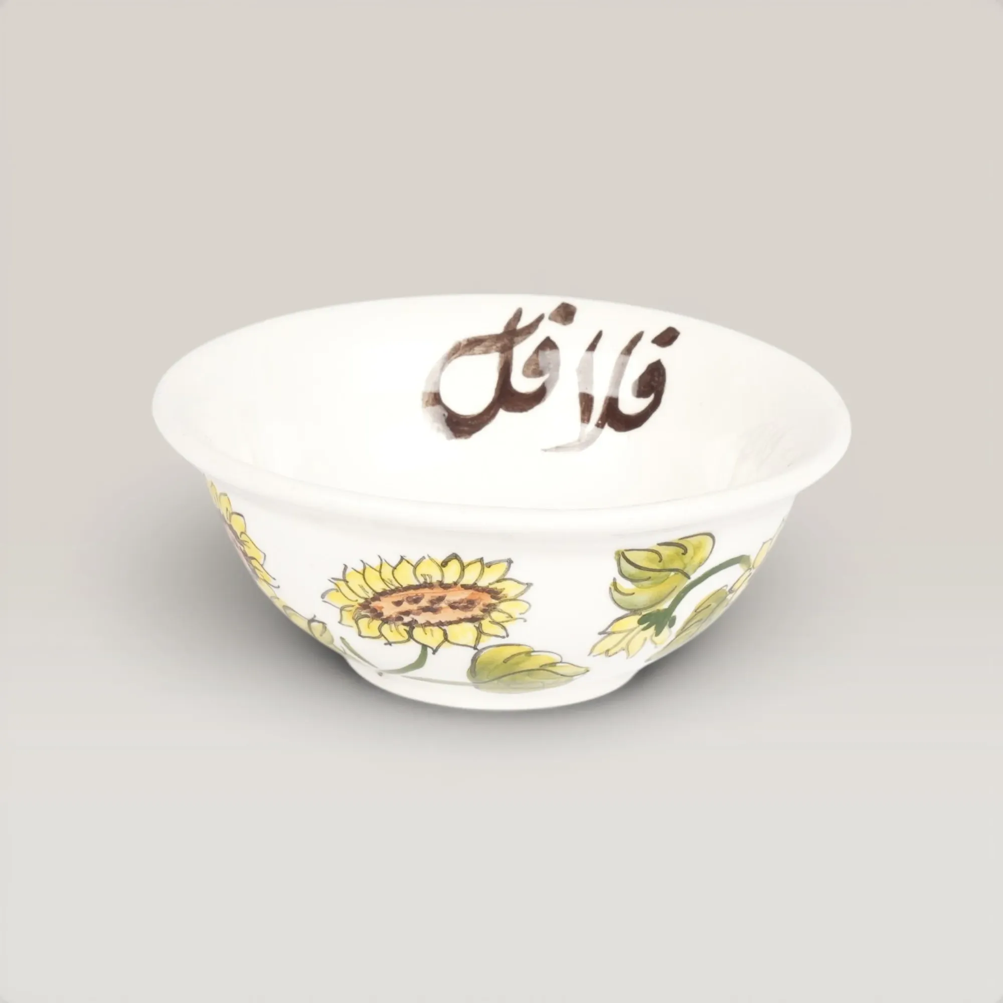 Handmade Ceramic Custom Writing Bowl for Table and Home Decor