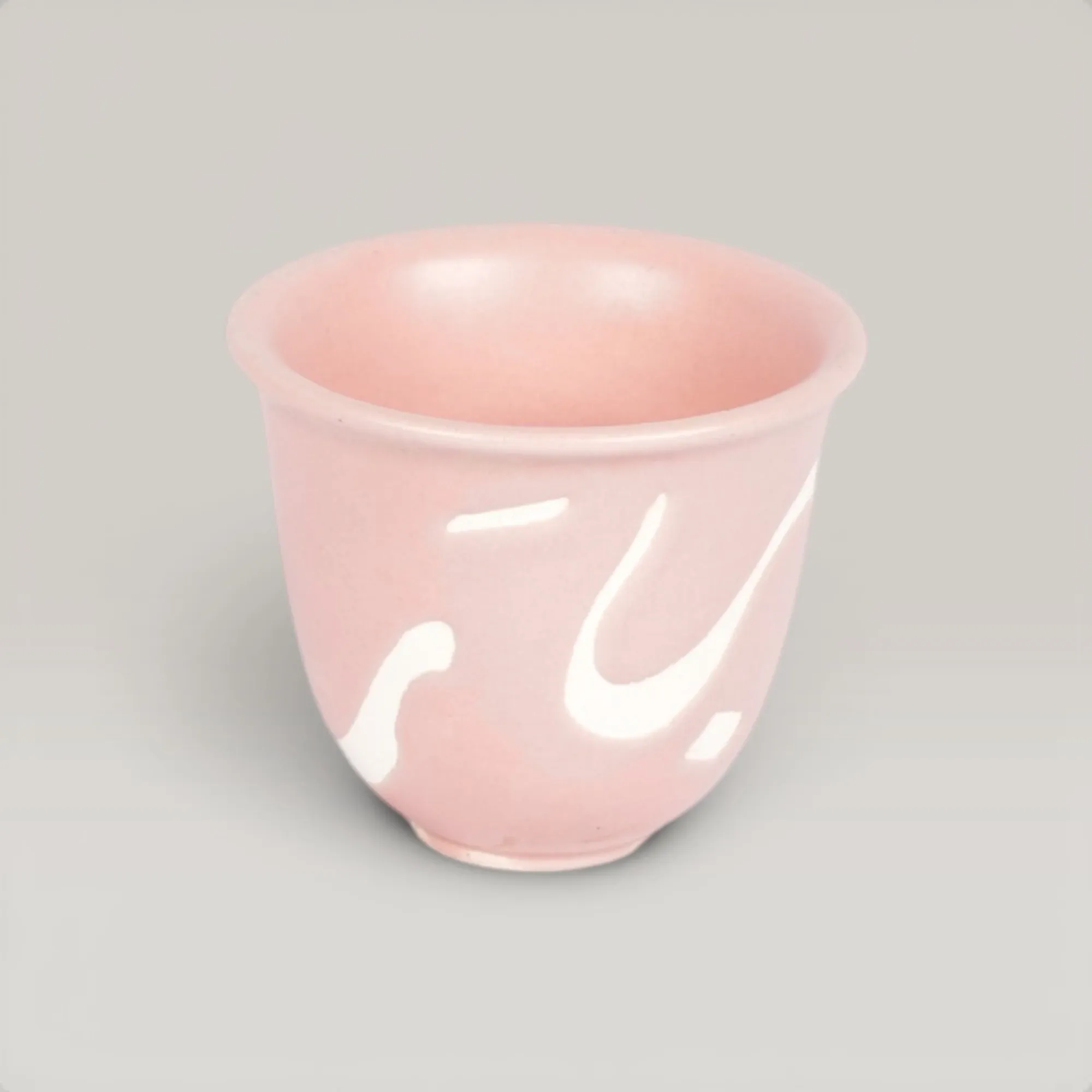 Handmade Ceramic Arabic Coffee Cup with Custom Size Options