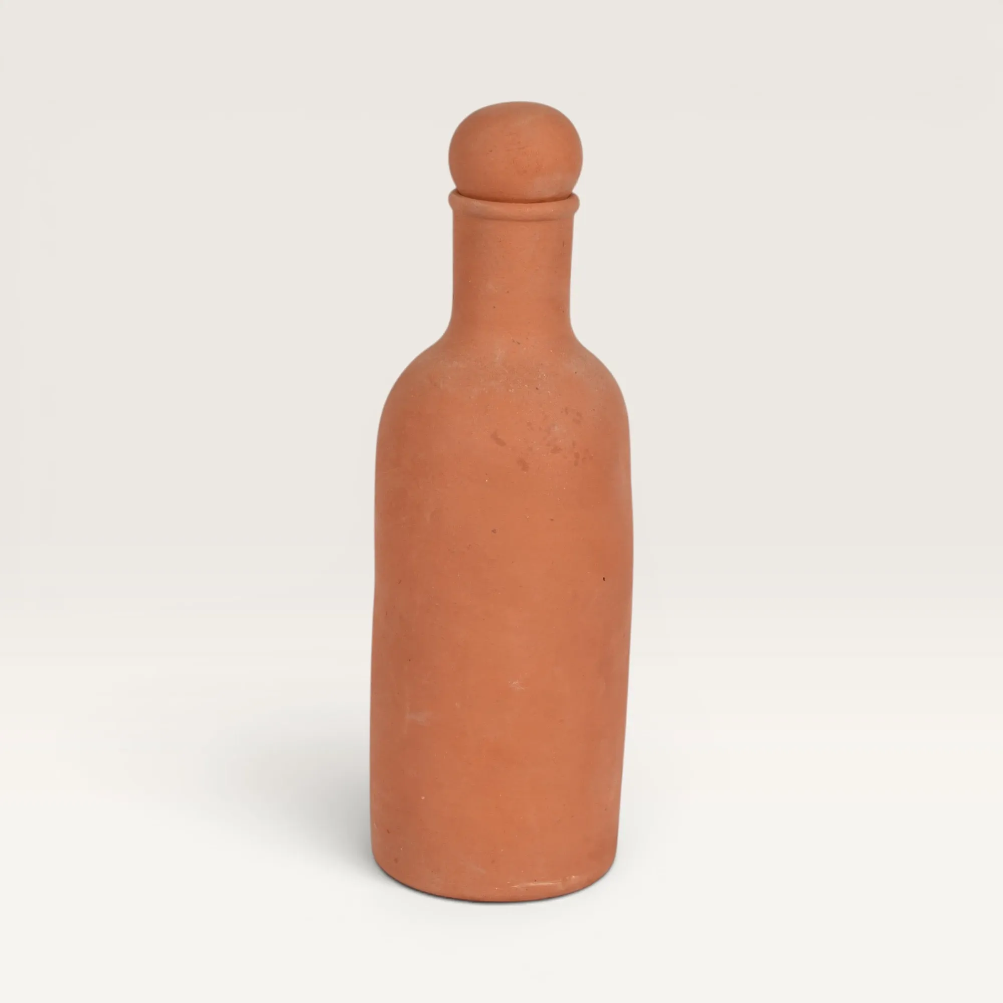 Handmade Ceramic Water Jar with Lid for Table and Home Decor