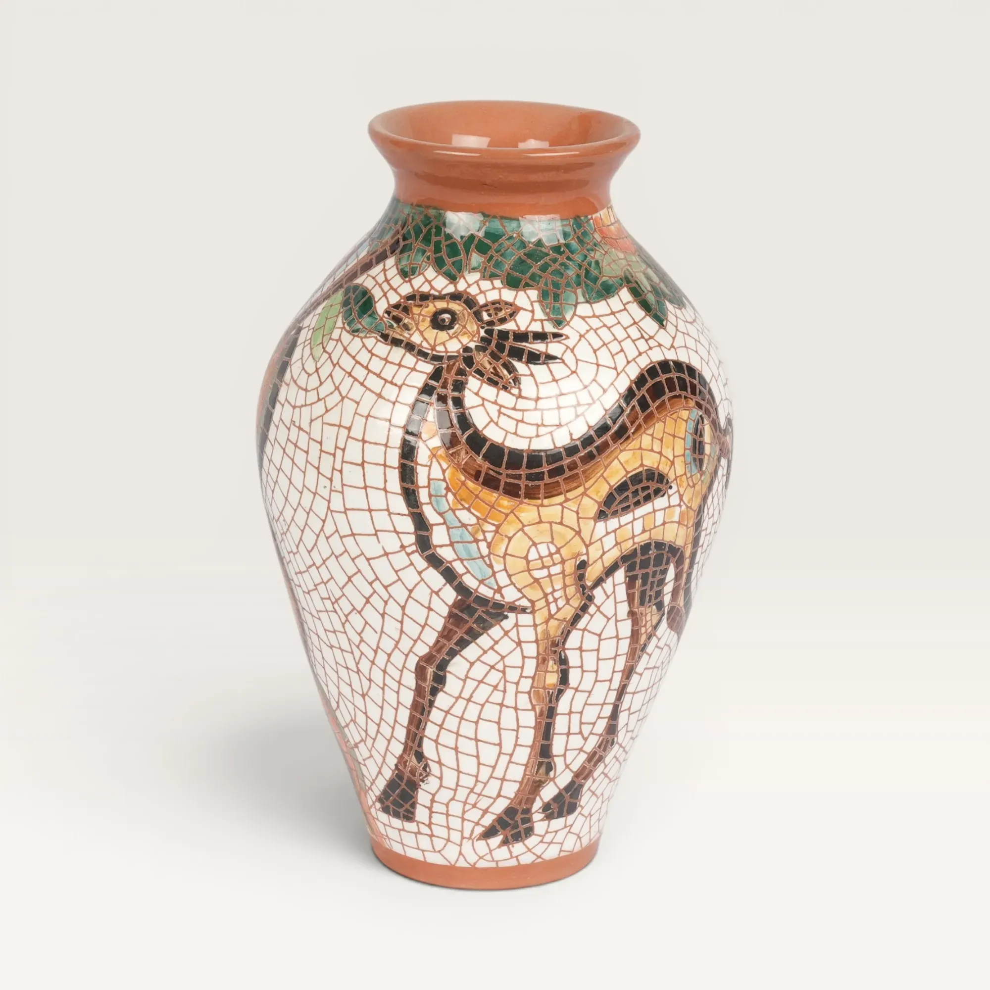 Handmade Ceramic Vase with Custom Size Options for Home Decor