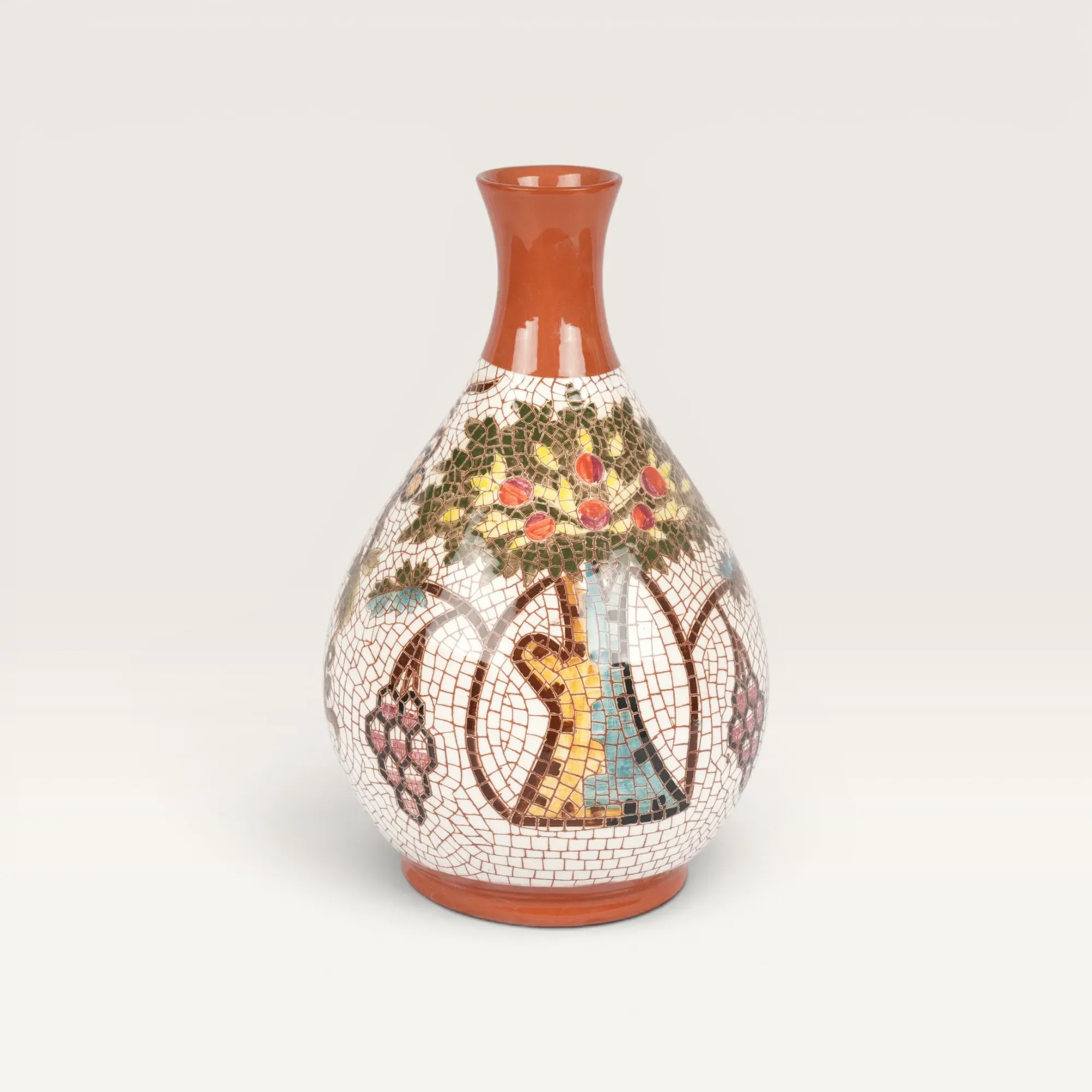 Handmade Ceramic Vase with Custom Size Options for Home Decor