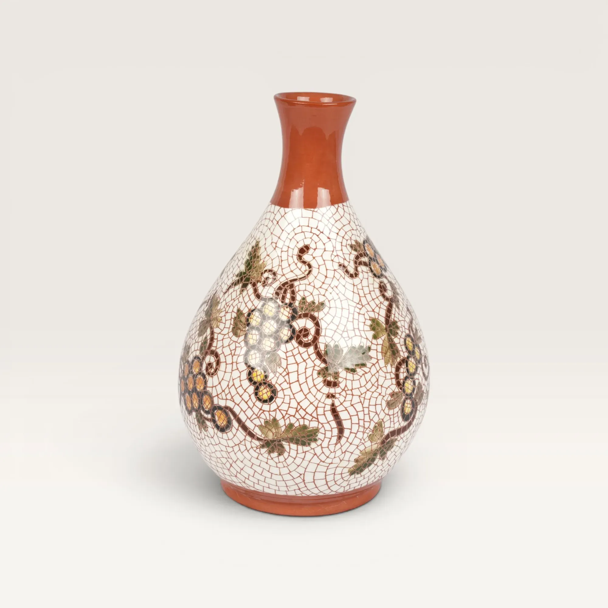 Handmade Ceramic Vase with Custom Size Options for Home Decor