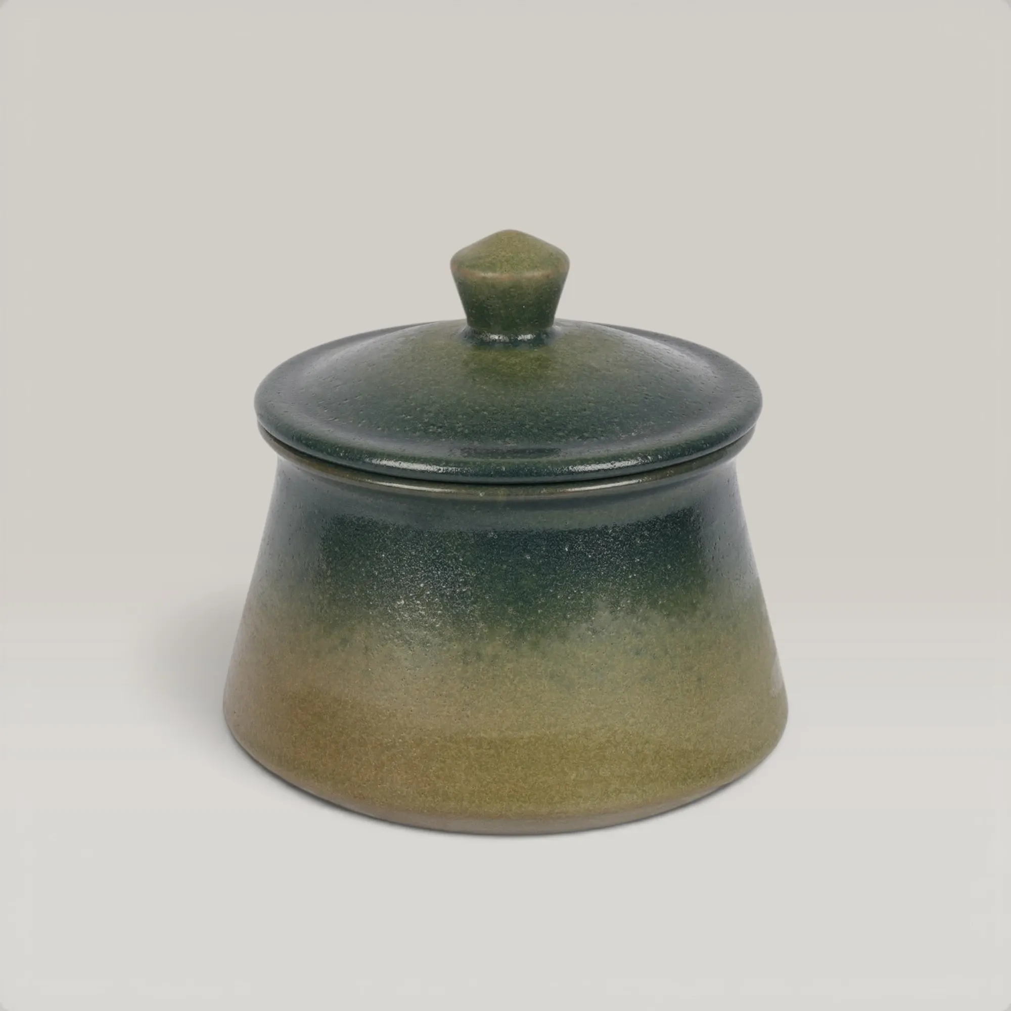 Handmade Ceramic Cooking Pot with Lid and Custom Size Options