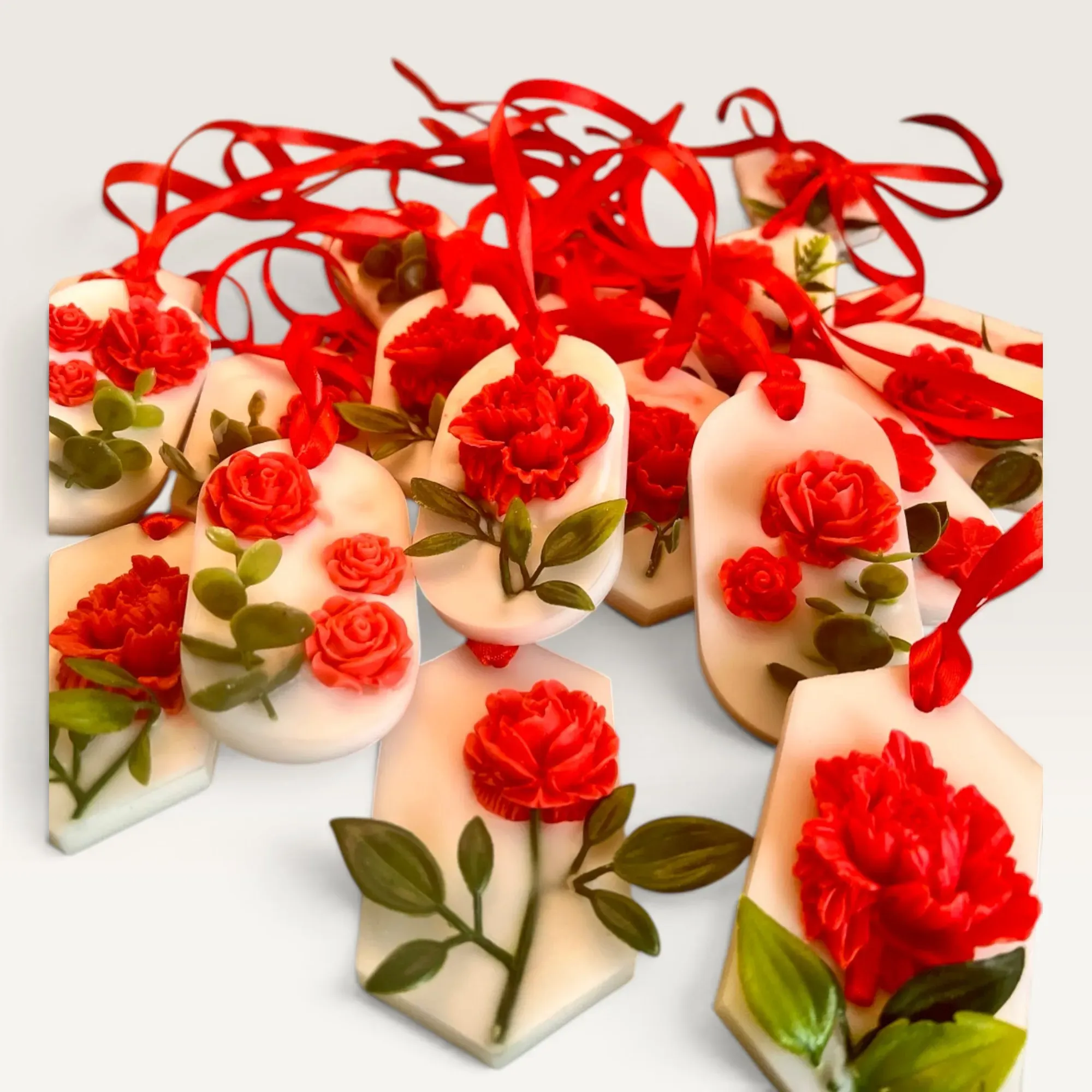 Handmade Rose Scented Hanging Favor Ornament for Small-Space Fragrance