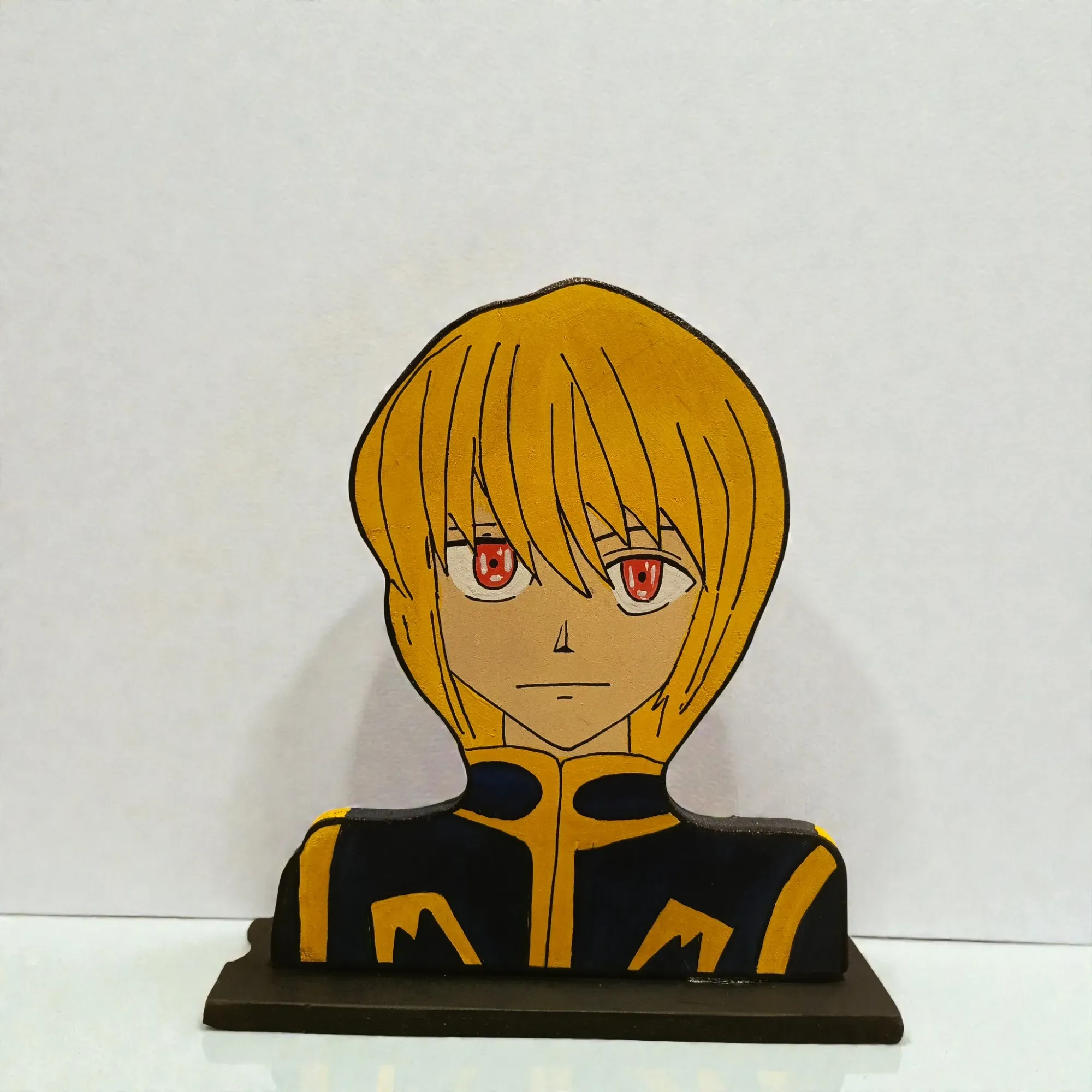 Handcrafted Kurapika Anime Wooden 2D Figure 20x20 cm