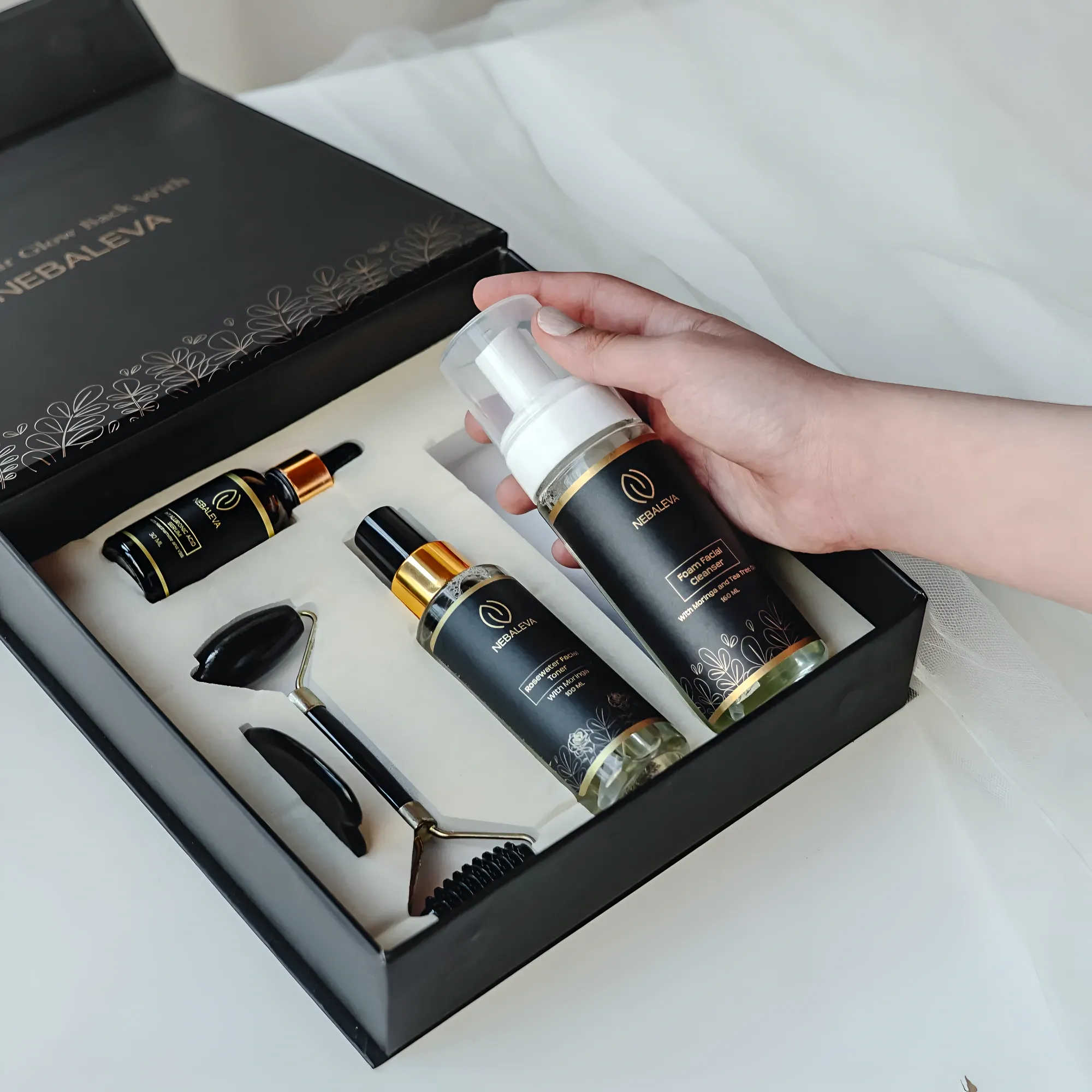 Nebaleva Complete Summer Skincare Ritual Gift Box 5 Pieces