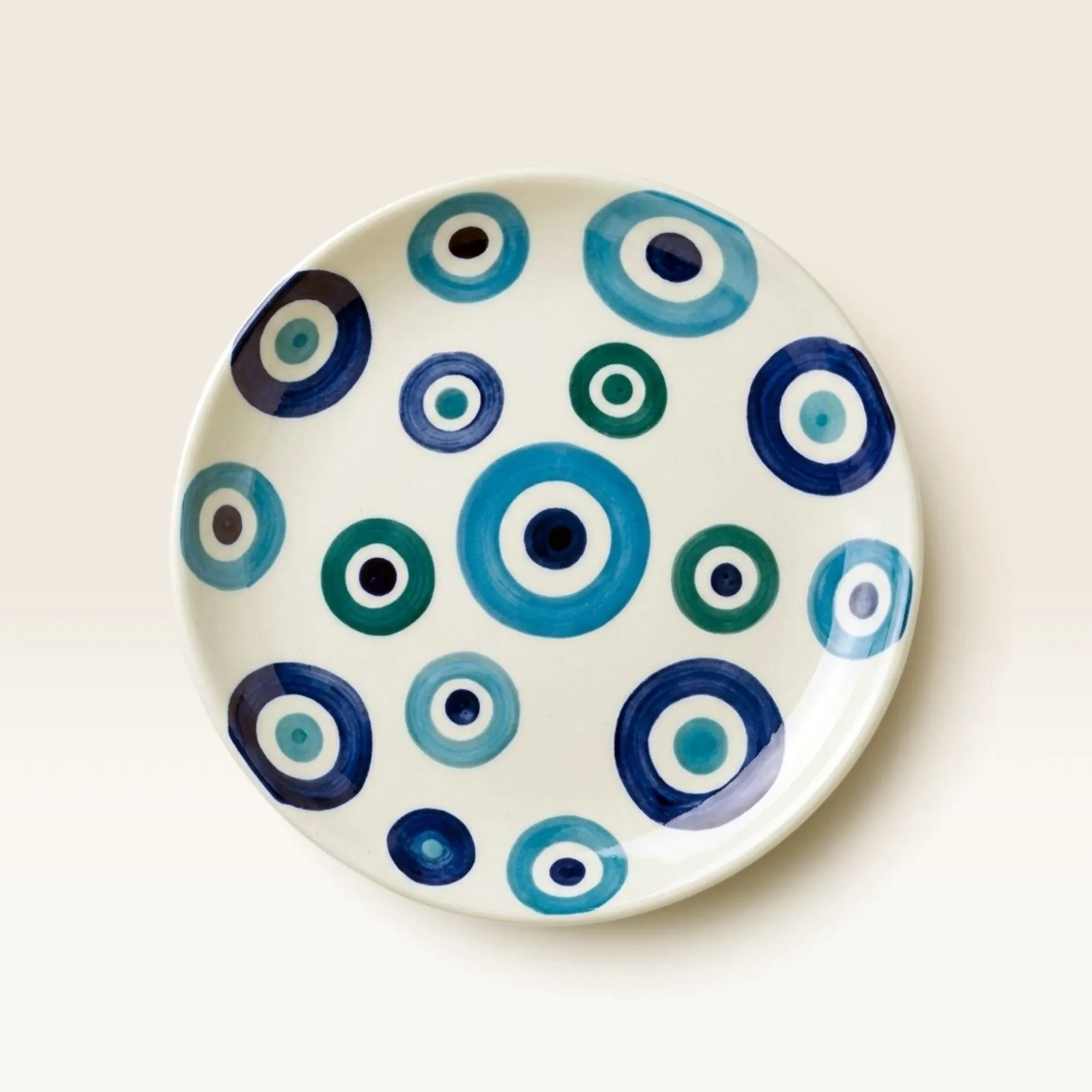 Sky and Water Handmade Ceramic Plate (Available In Sizes)