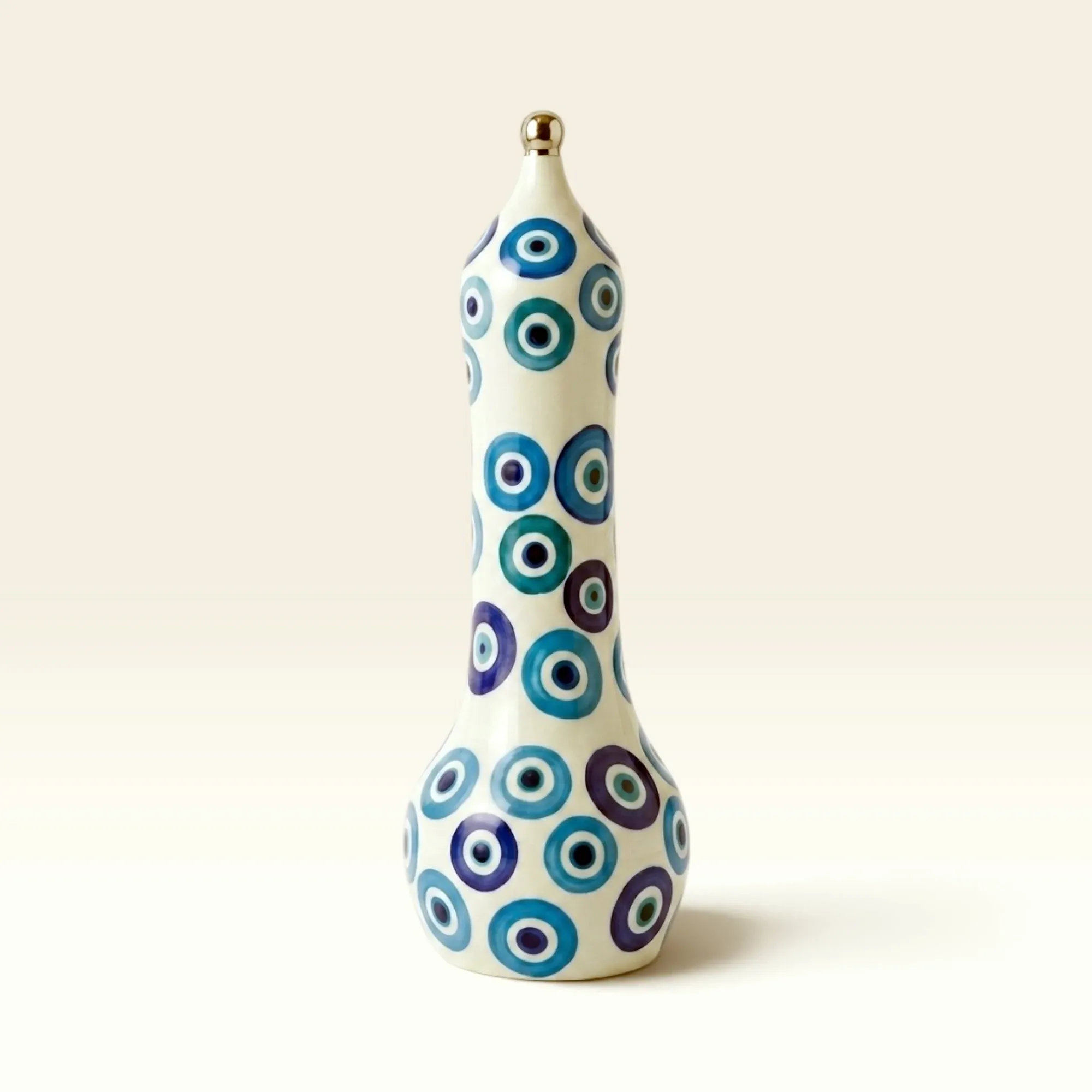 Handmade Sky Water Ceramic Minaret Decorative Object