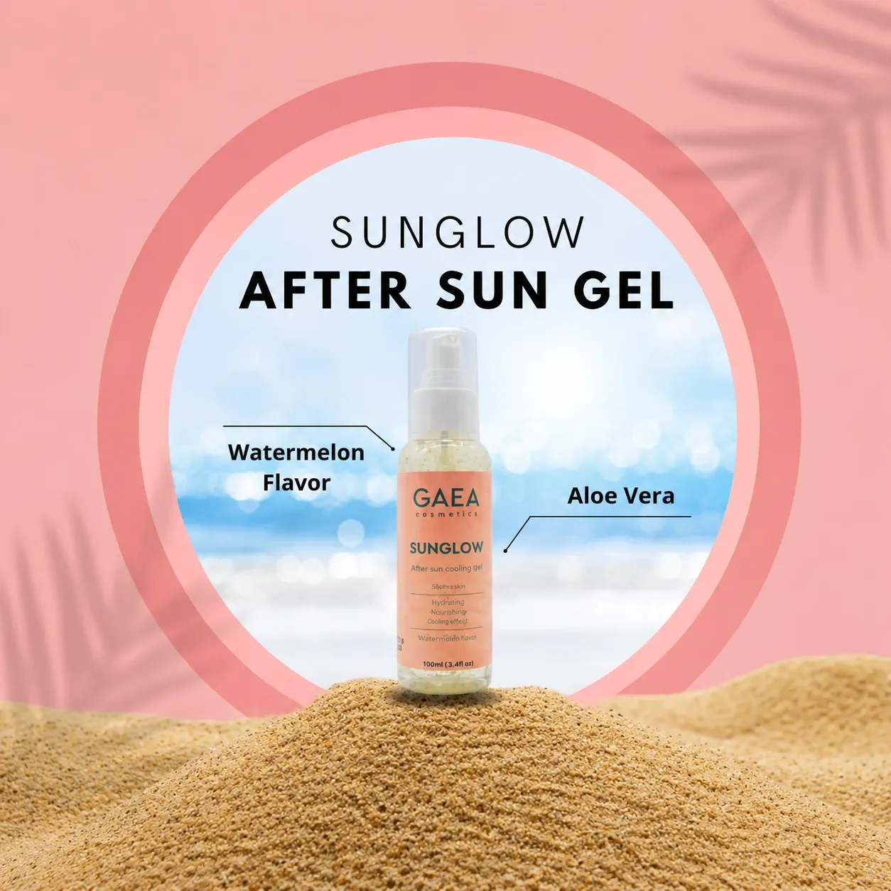 Sunglow Aloe Vera Aftersun Cooling Gel 100ml