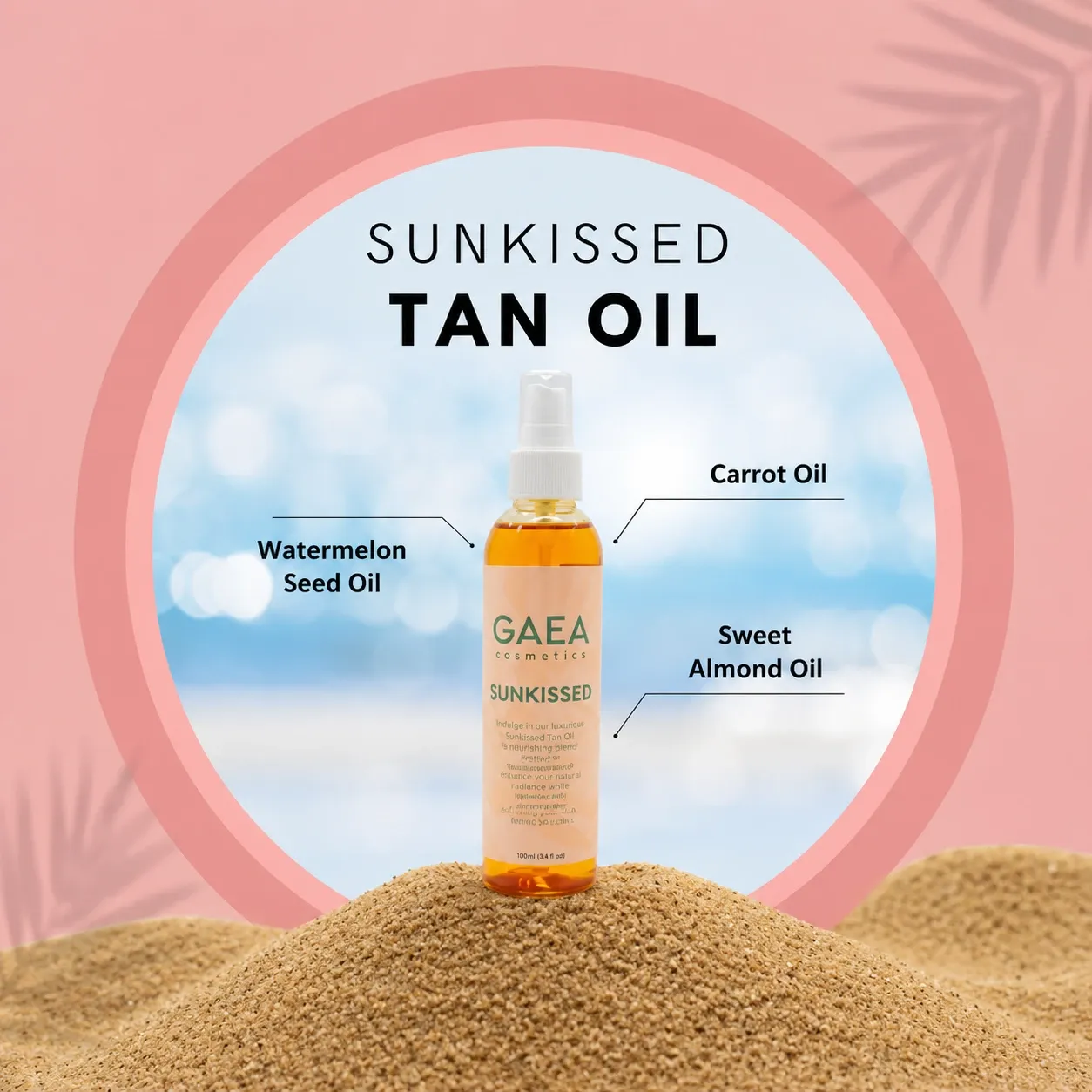 Sunkissed Watermelon Glow Tanning Oil 180ml