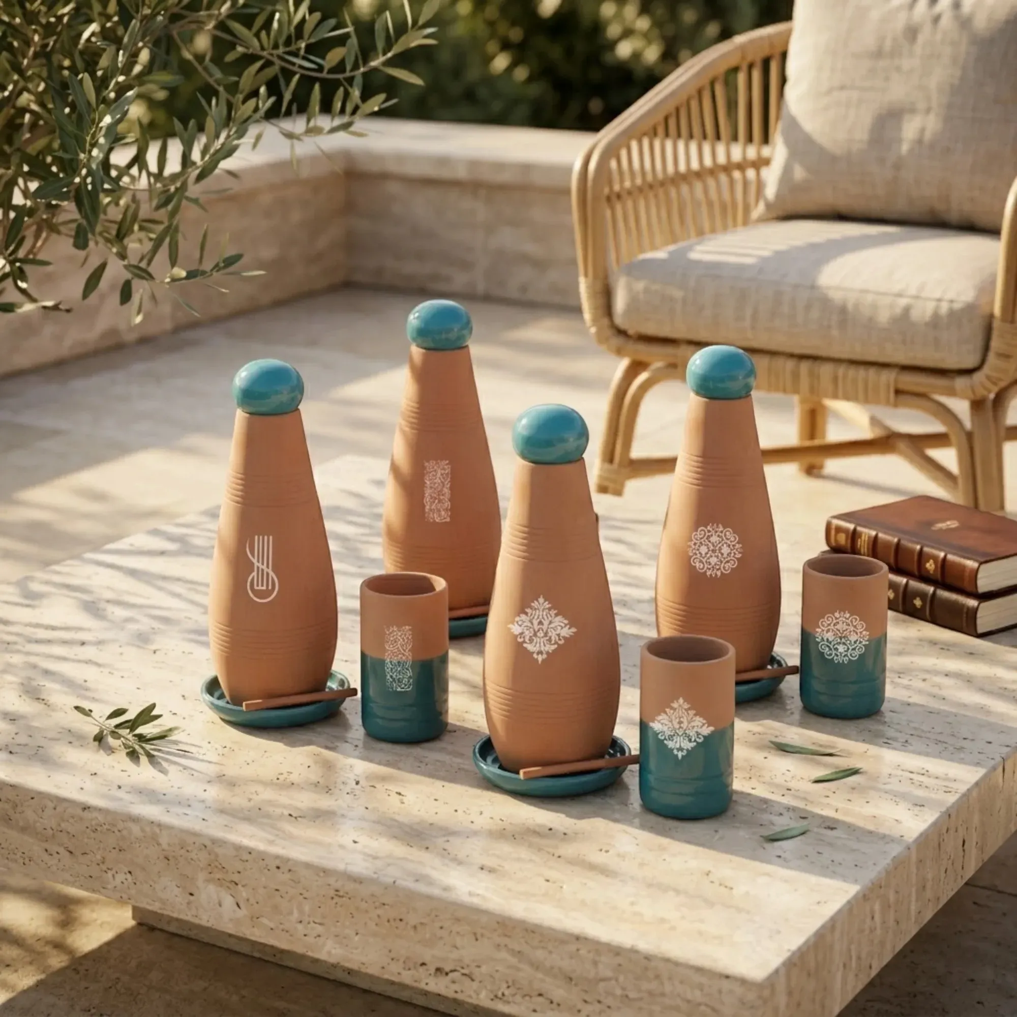 Alkaline Terra Blue Clay VIP Set White Print Options 950ml