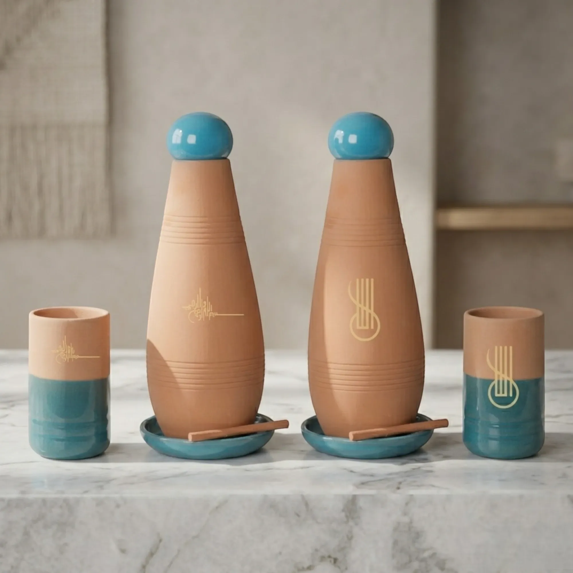 Alkaline Terra Blue Clay VIP Set Yellow Print Options 950ml
