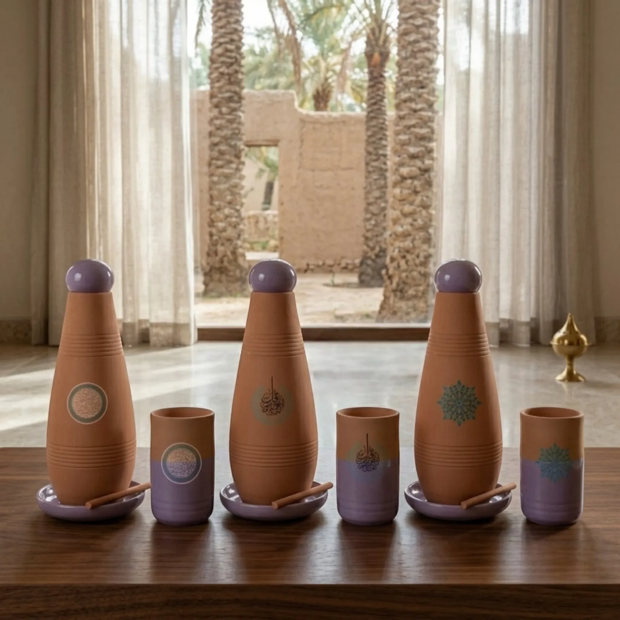Alkaline Terra Purple Blue VIP Set 950ml (Calligraphy or Pattern)