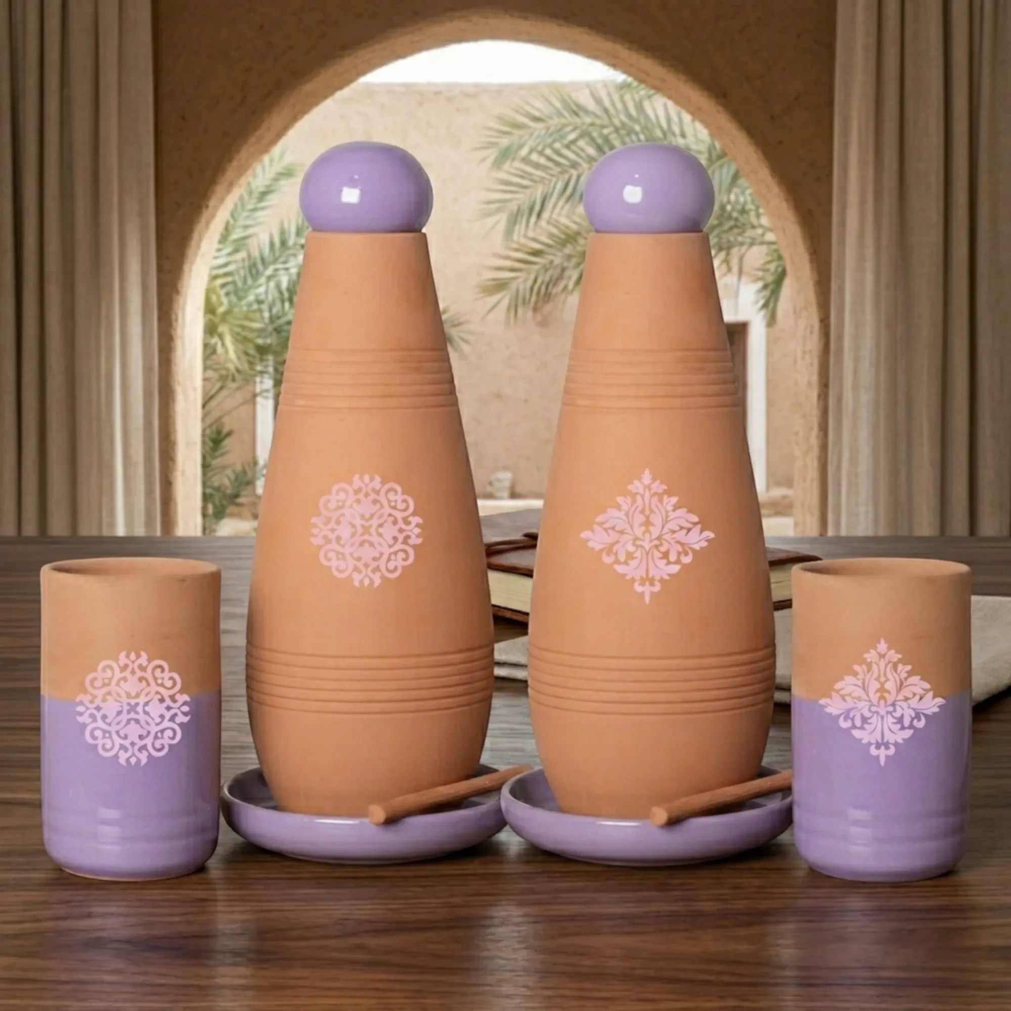 Alkaline Terra Purple Pink VIP Set 950ml (Calligraphy or Pattern)